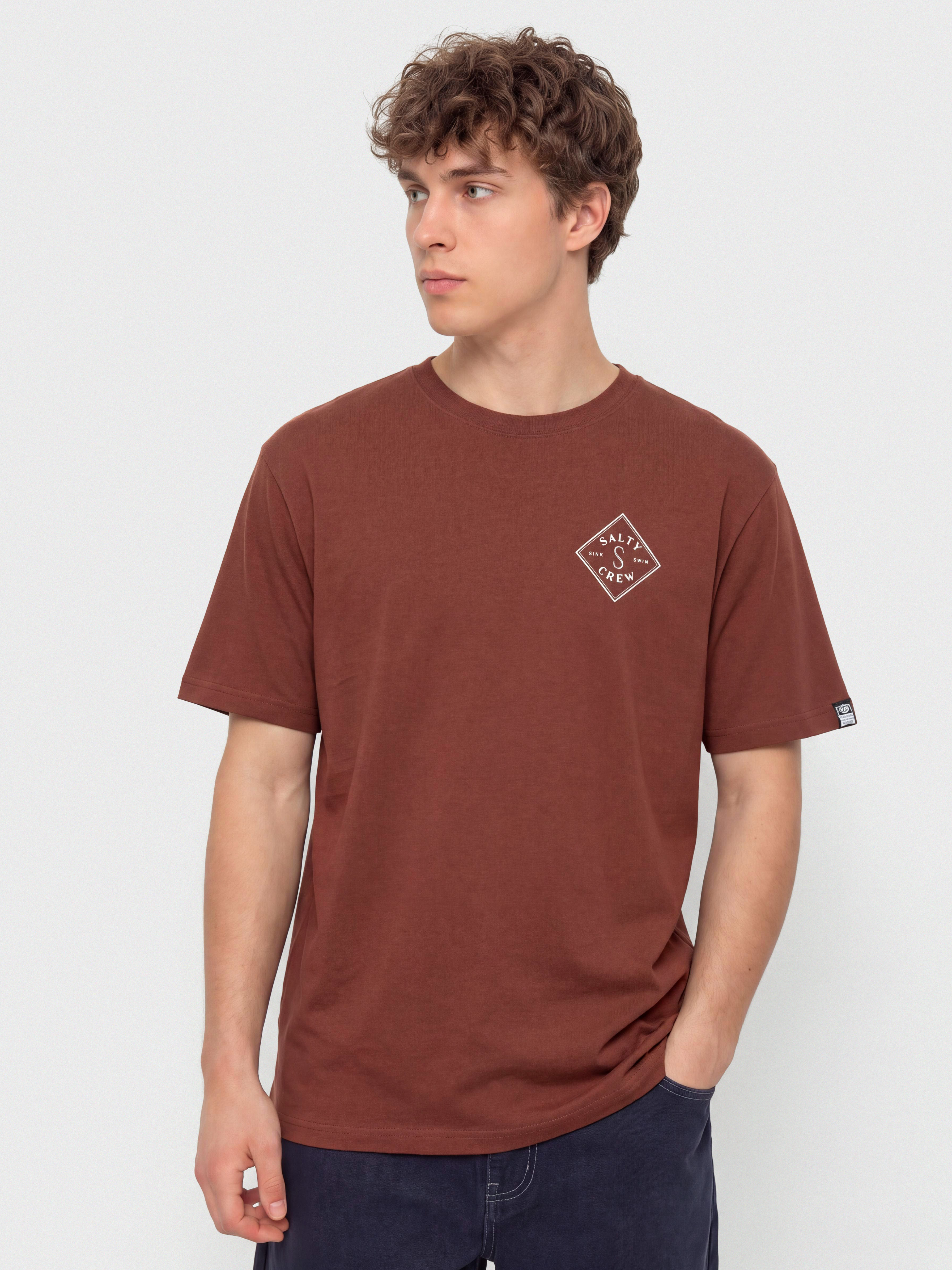 Tricou Salty Crew Tippet (burgundy)