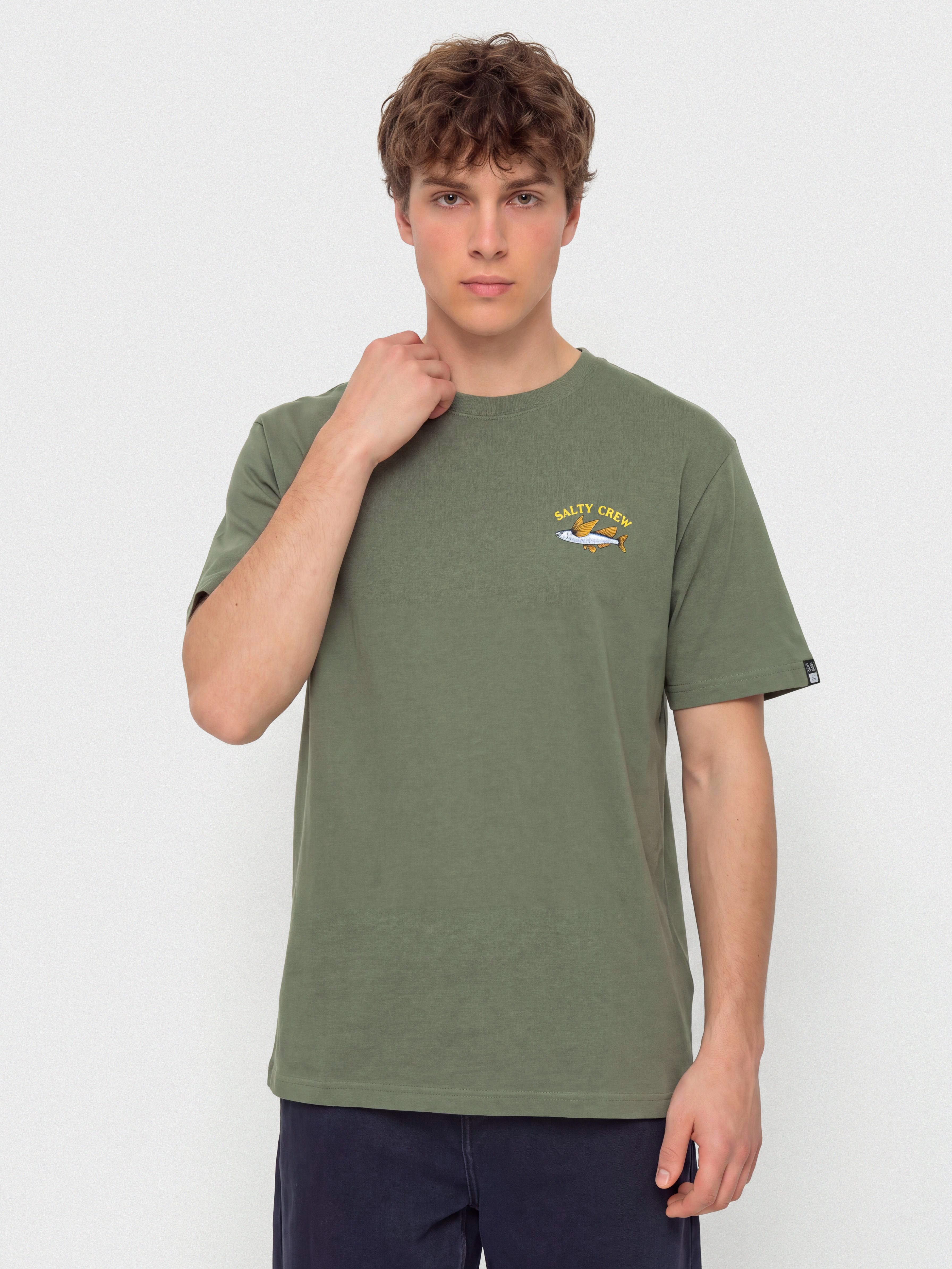 Tricou Salty Crew Fly Home (laurel wreath)