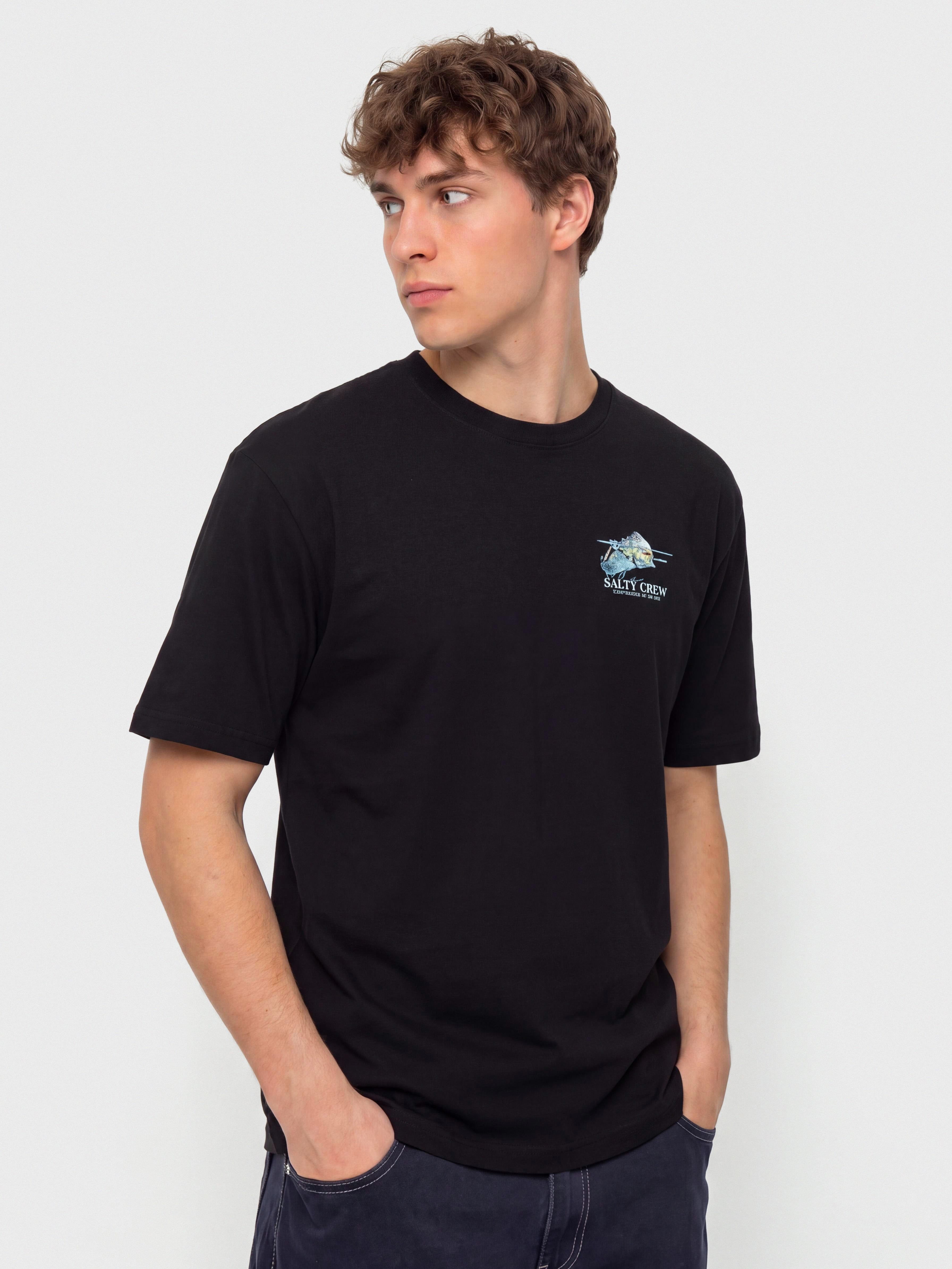 Tricou Salty Crew Mahi Surface (black)