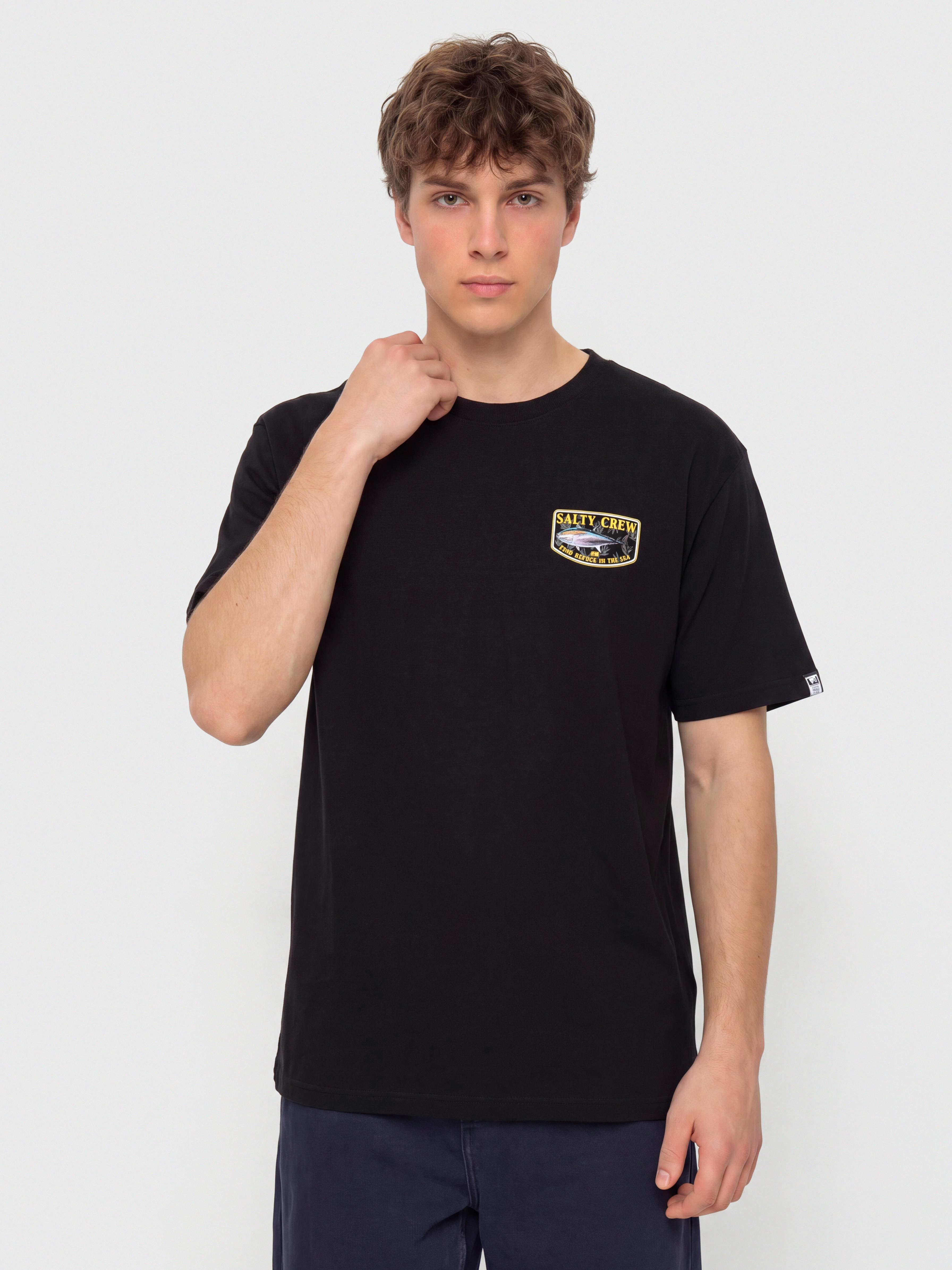 Tricou Salty Crew Big Blue Fill (black)