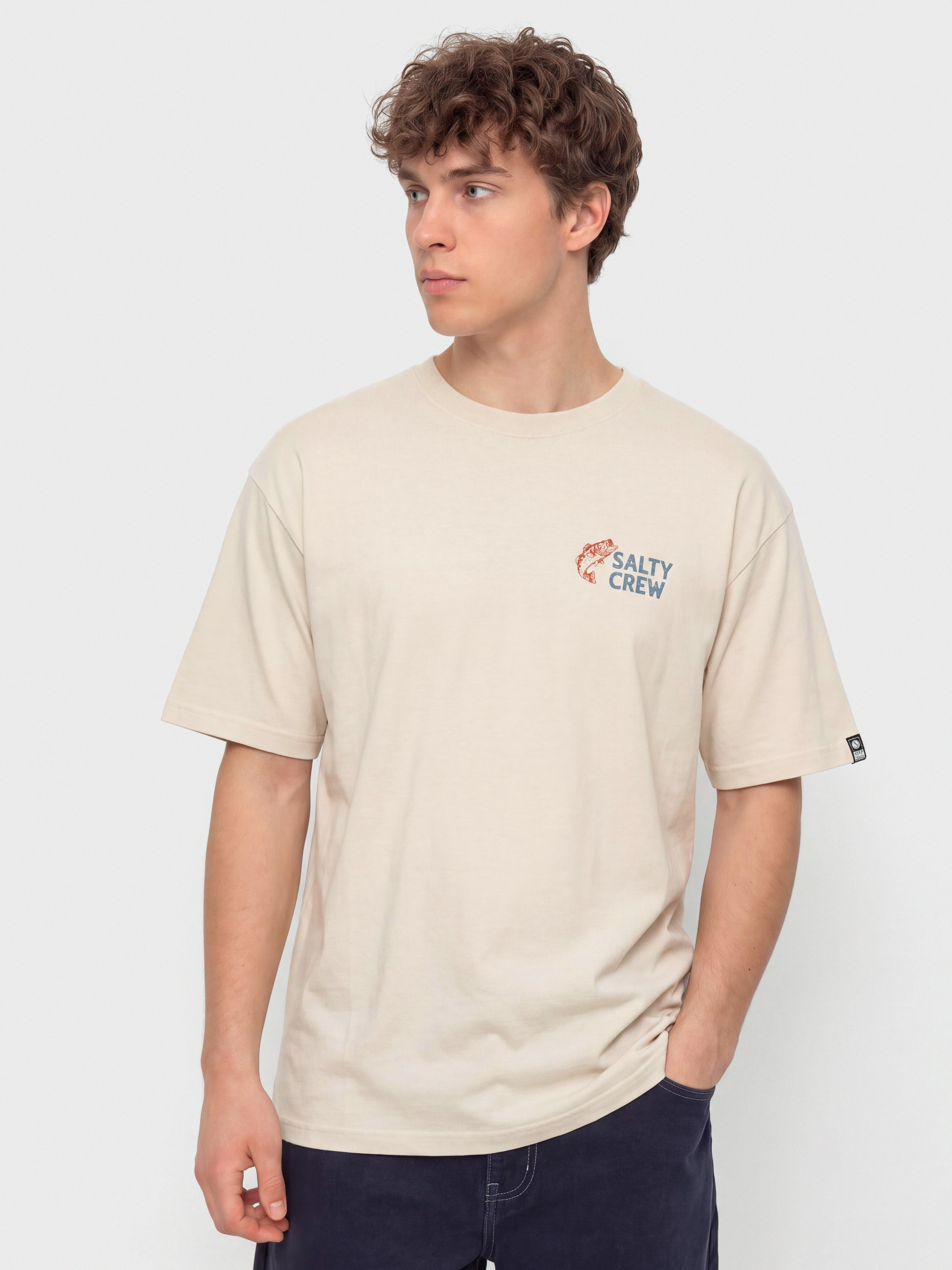 Tricou Salty Crew Bait Shop (moonbeam)