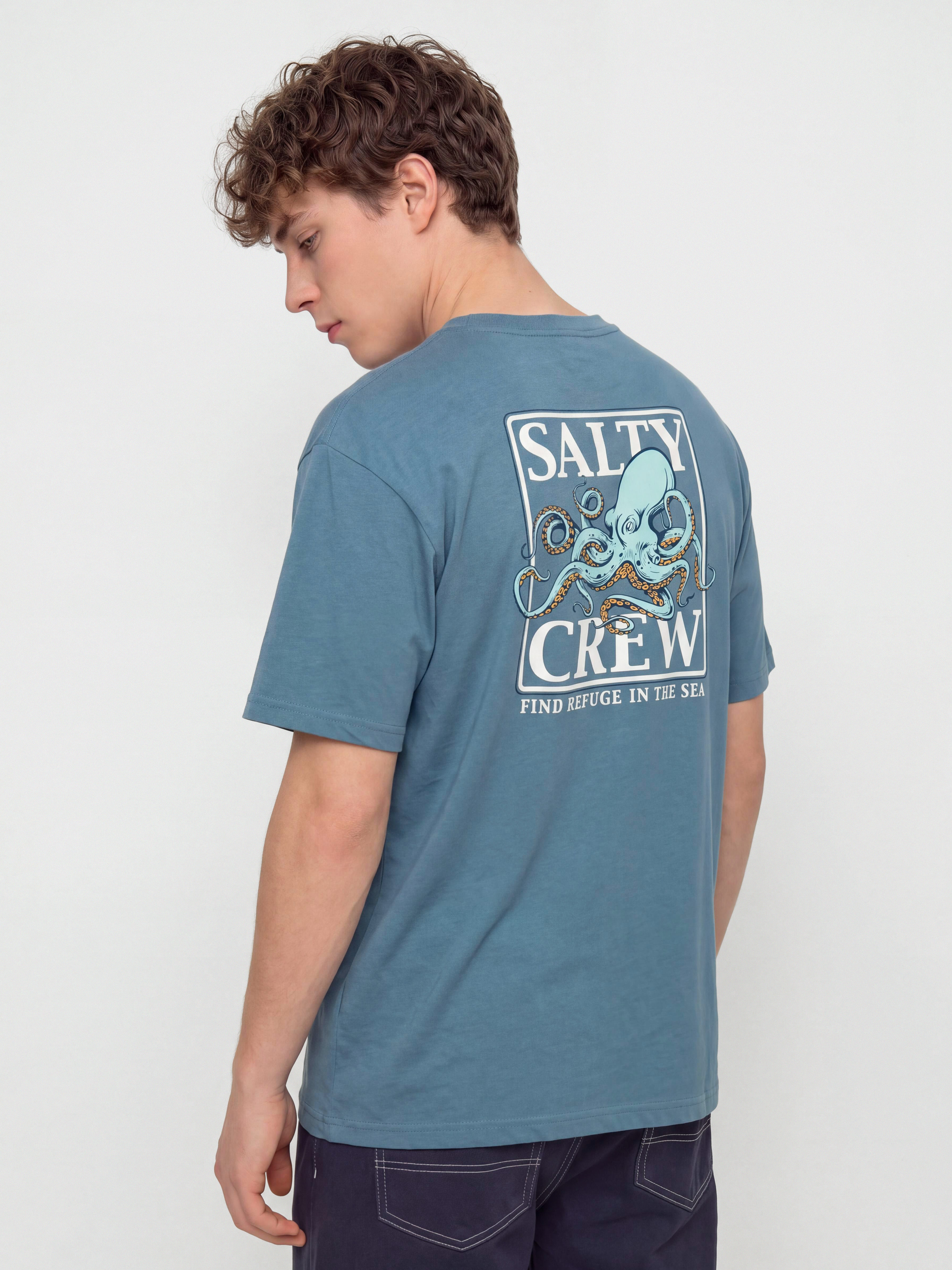 Tricou Salty Crew Ink Slinger (slate)