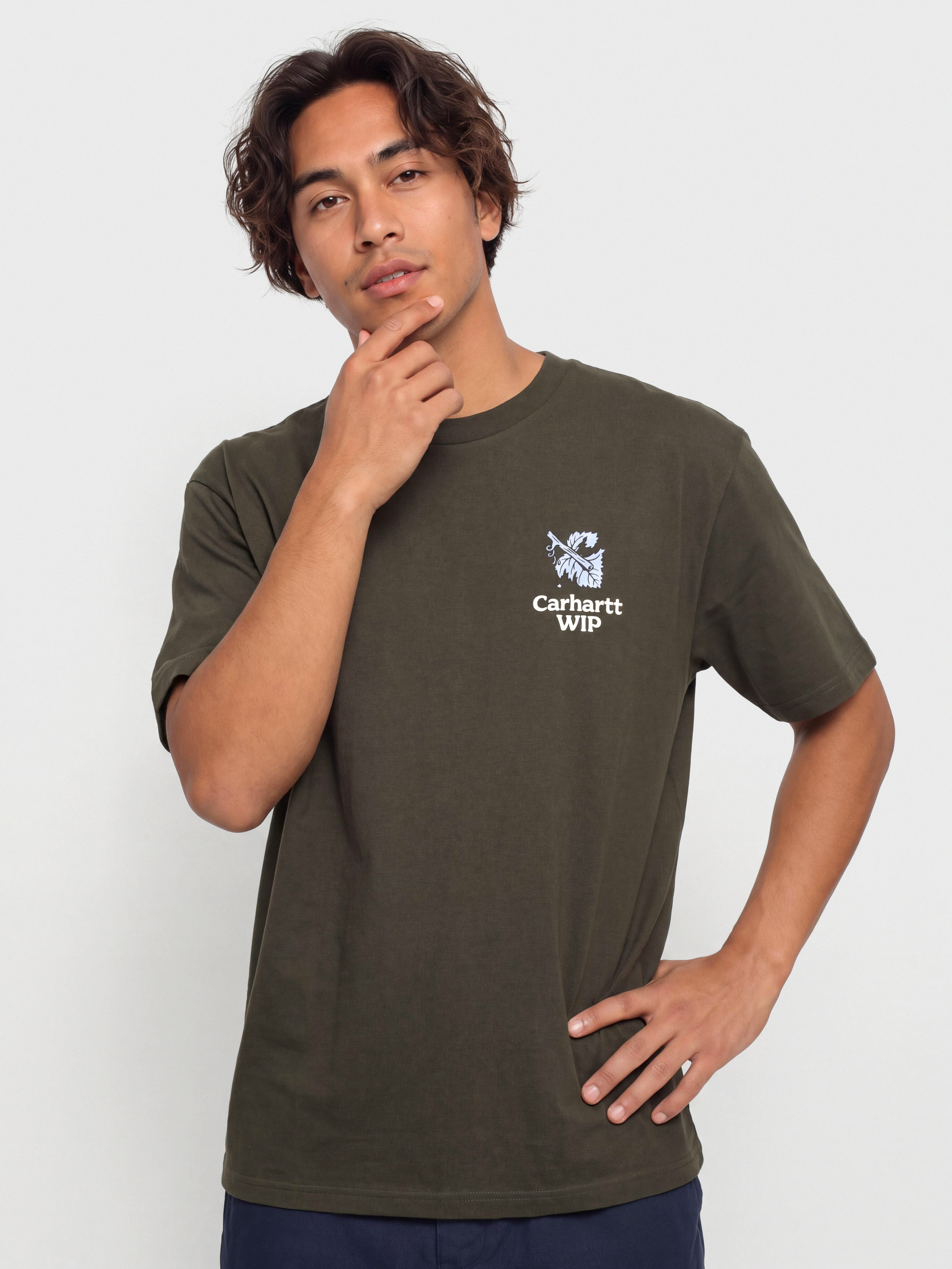Tricou Carhartt WIP Grape Picker (cypress)