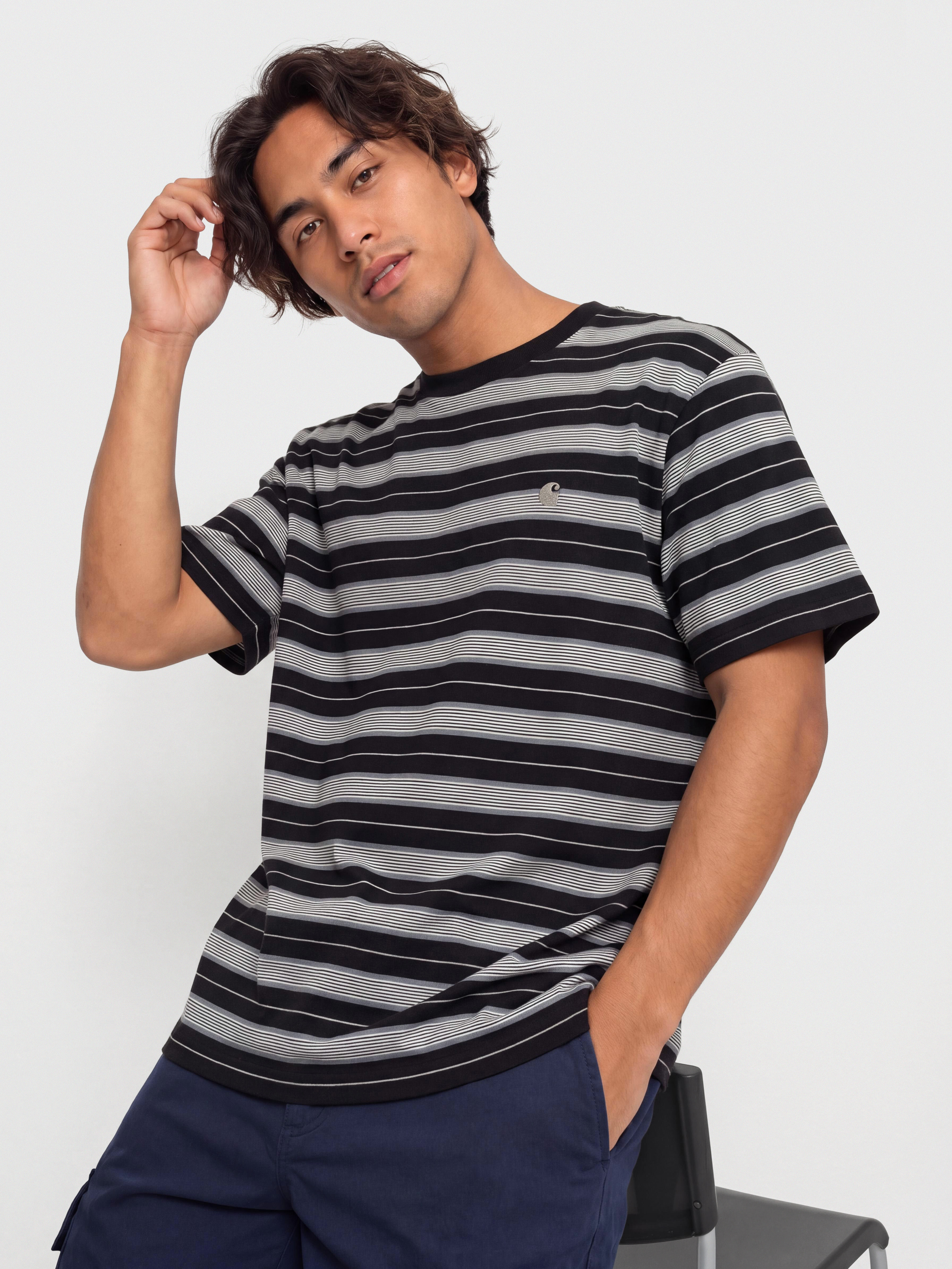 Tricou Carhartt WIP Bronson (bronson stripe black)