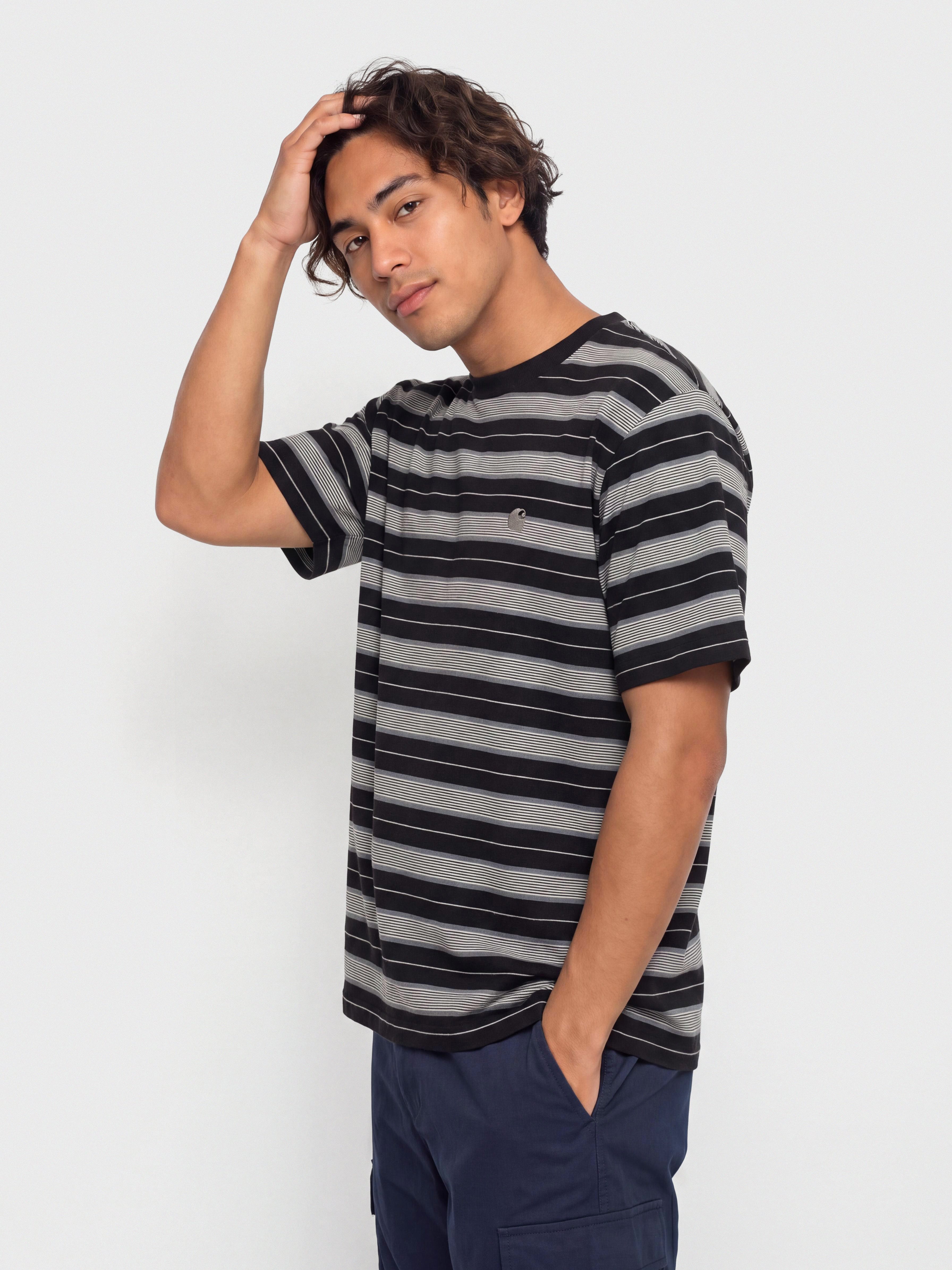 Tricou Carhartt WIP Bronson (bronson stripe black)