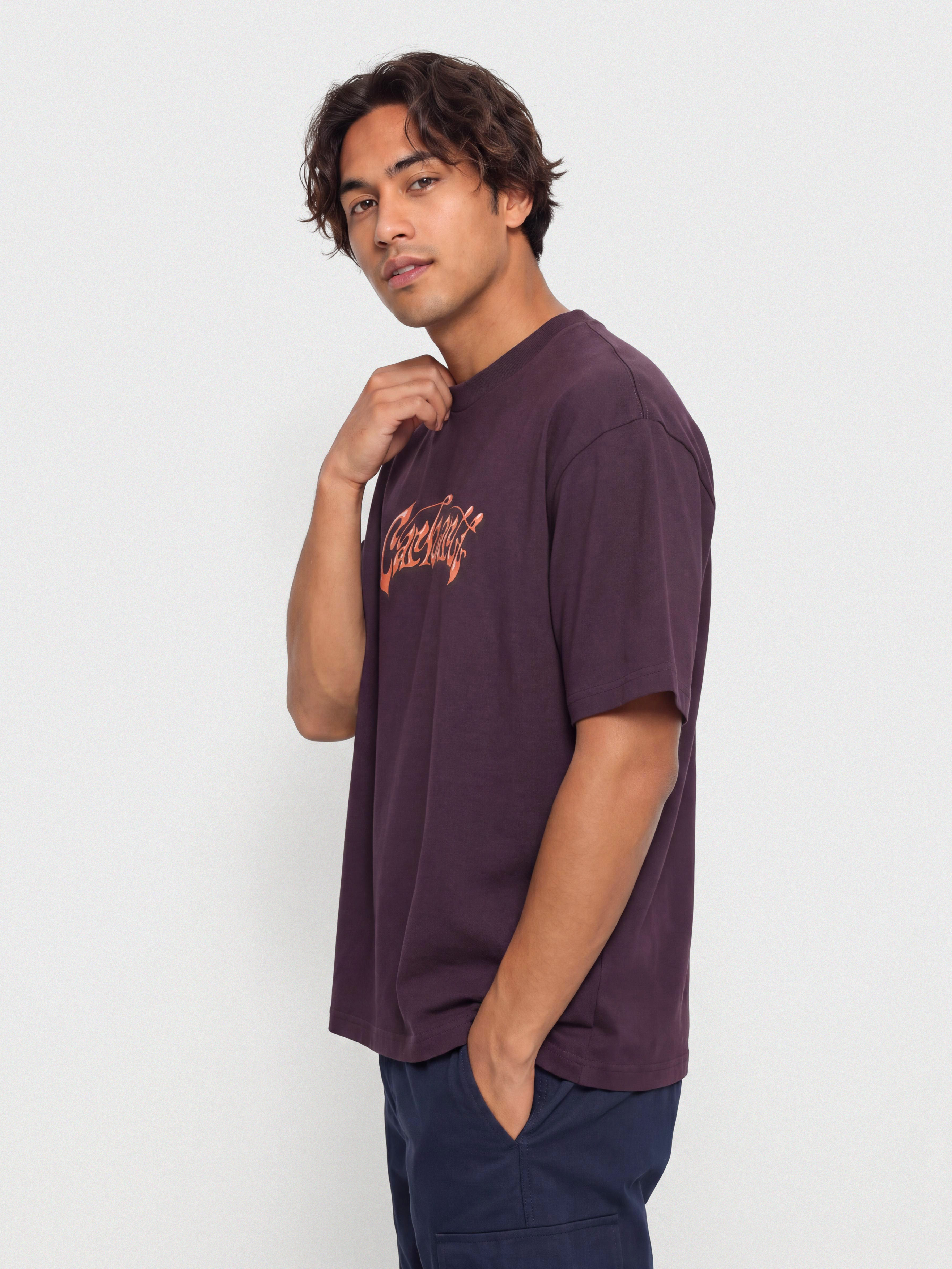 Tricou Carhartt WIP Booger (cozy purple)