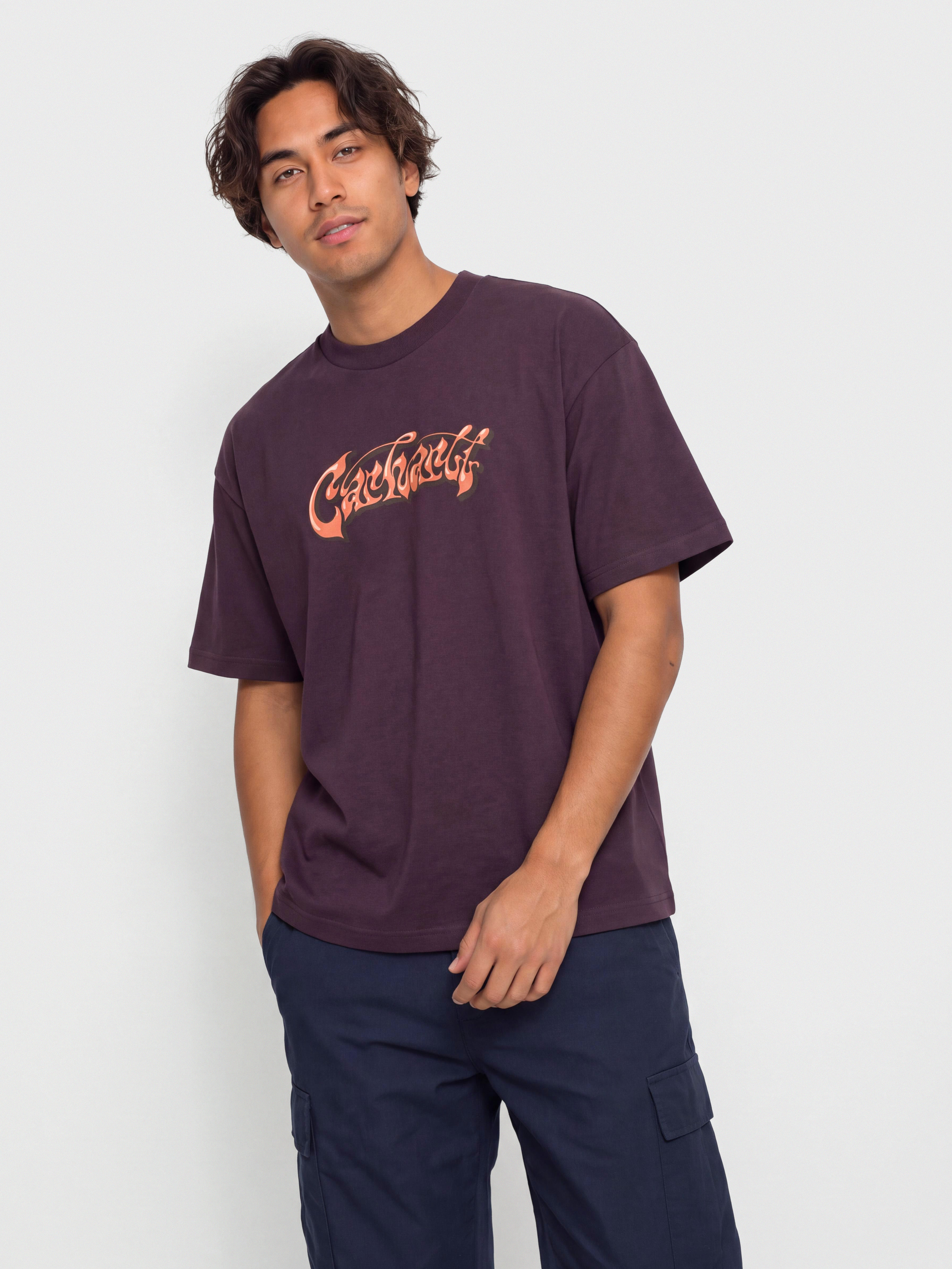 Tricou Carhartt WIP Booger (cozy purple)