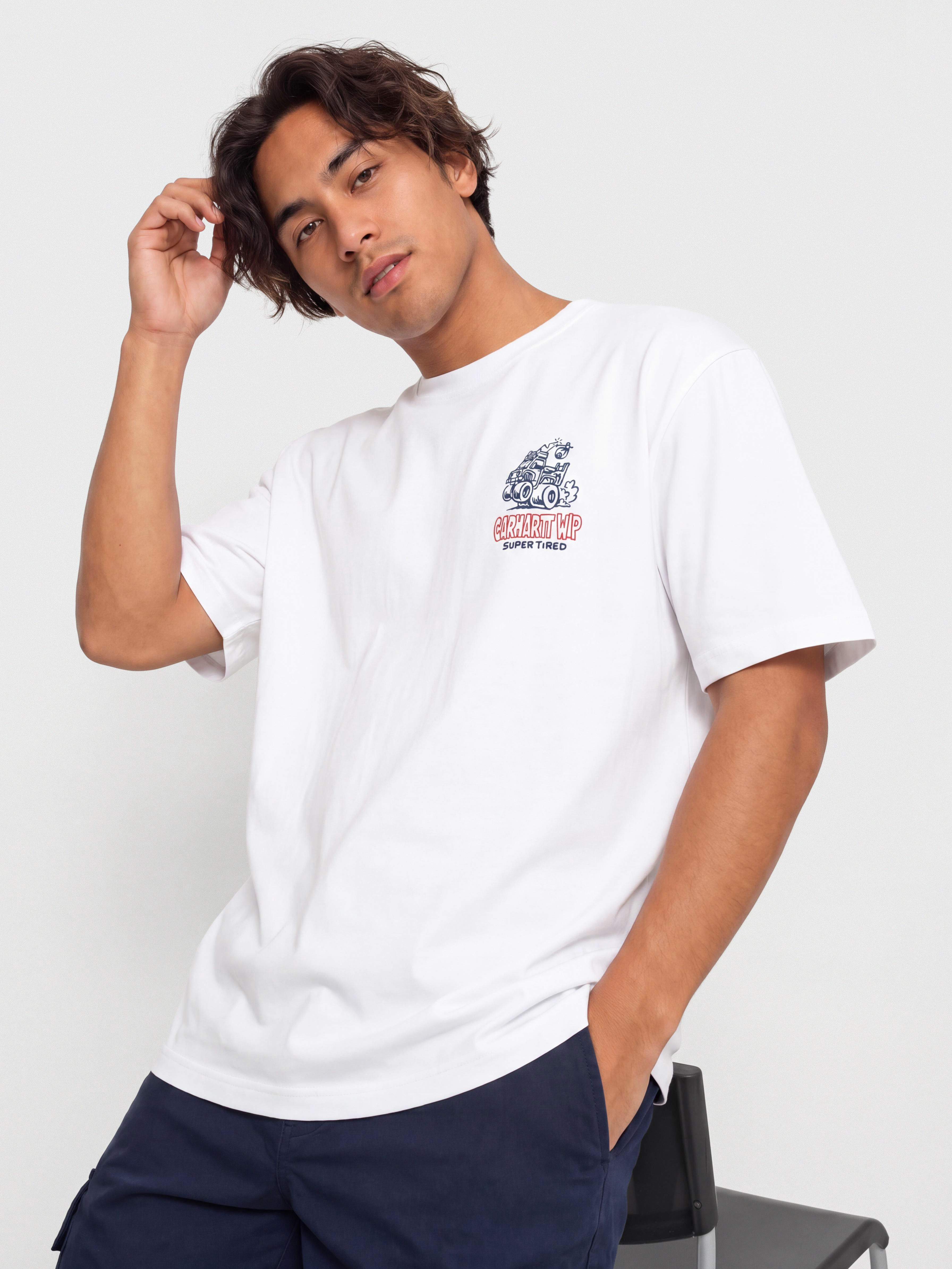 Tricou Carhartt WIP Hot Rat (white)