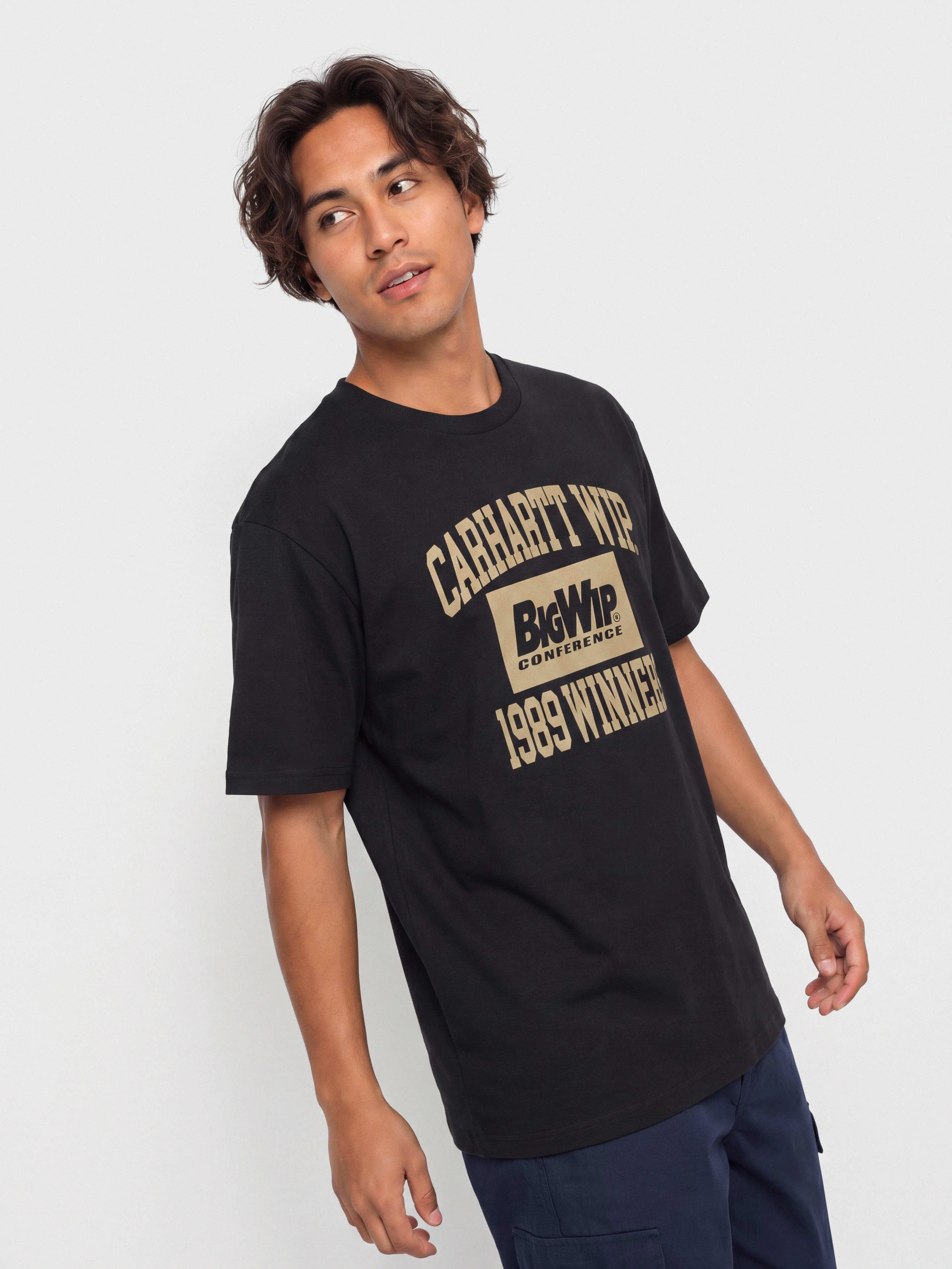 Tricou Carhartt WIP 1989 Winners (raven/heavy stone wash)