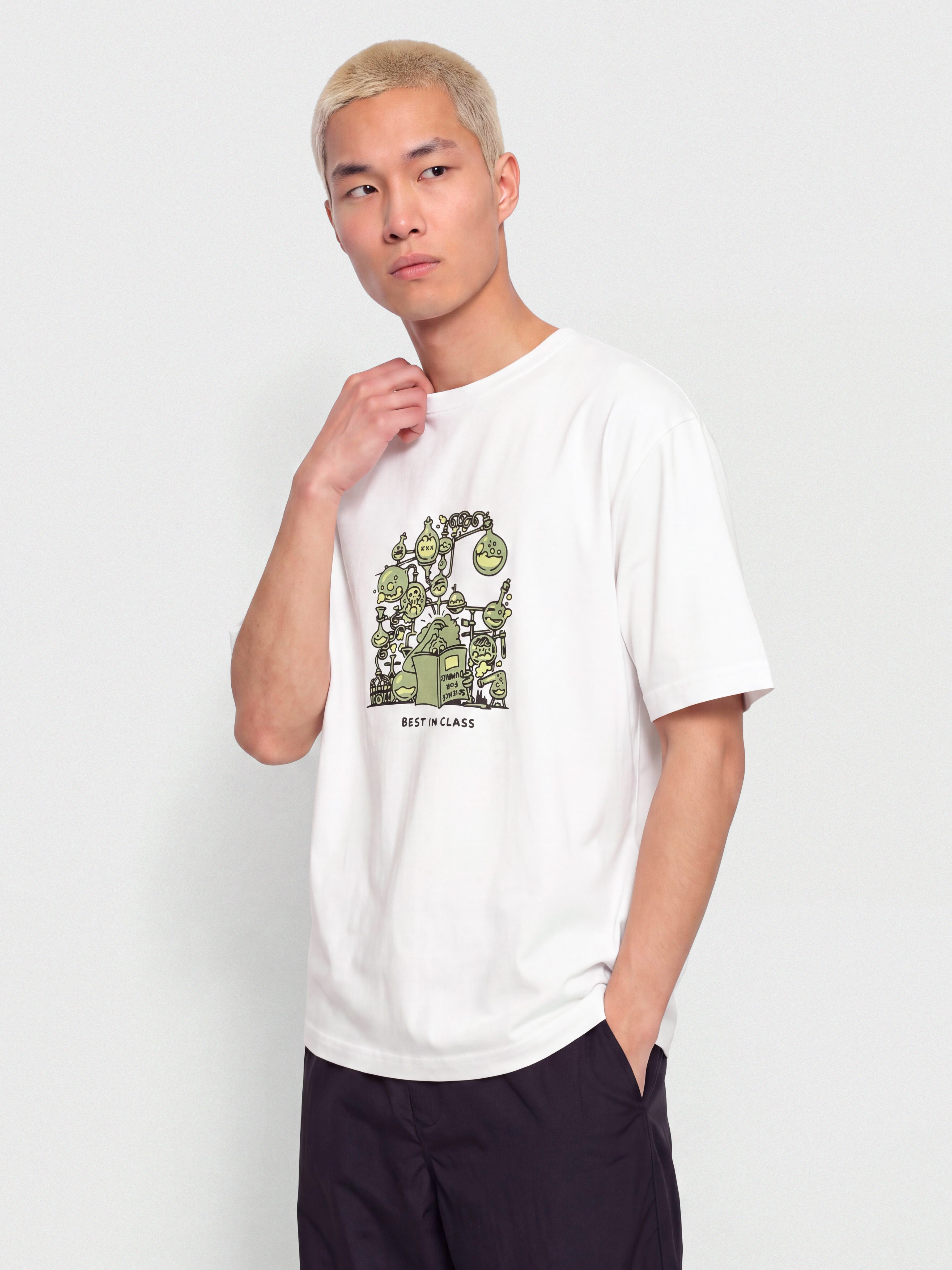 Tricou Carhartt WIP Beaker (white)