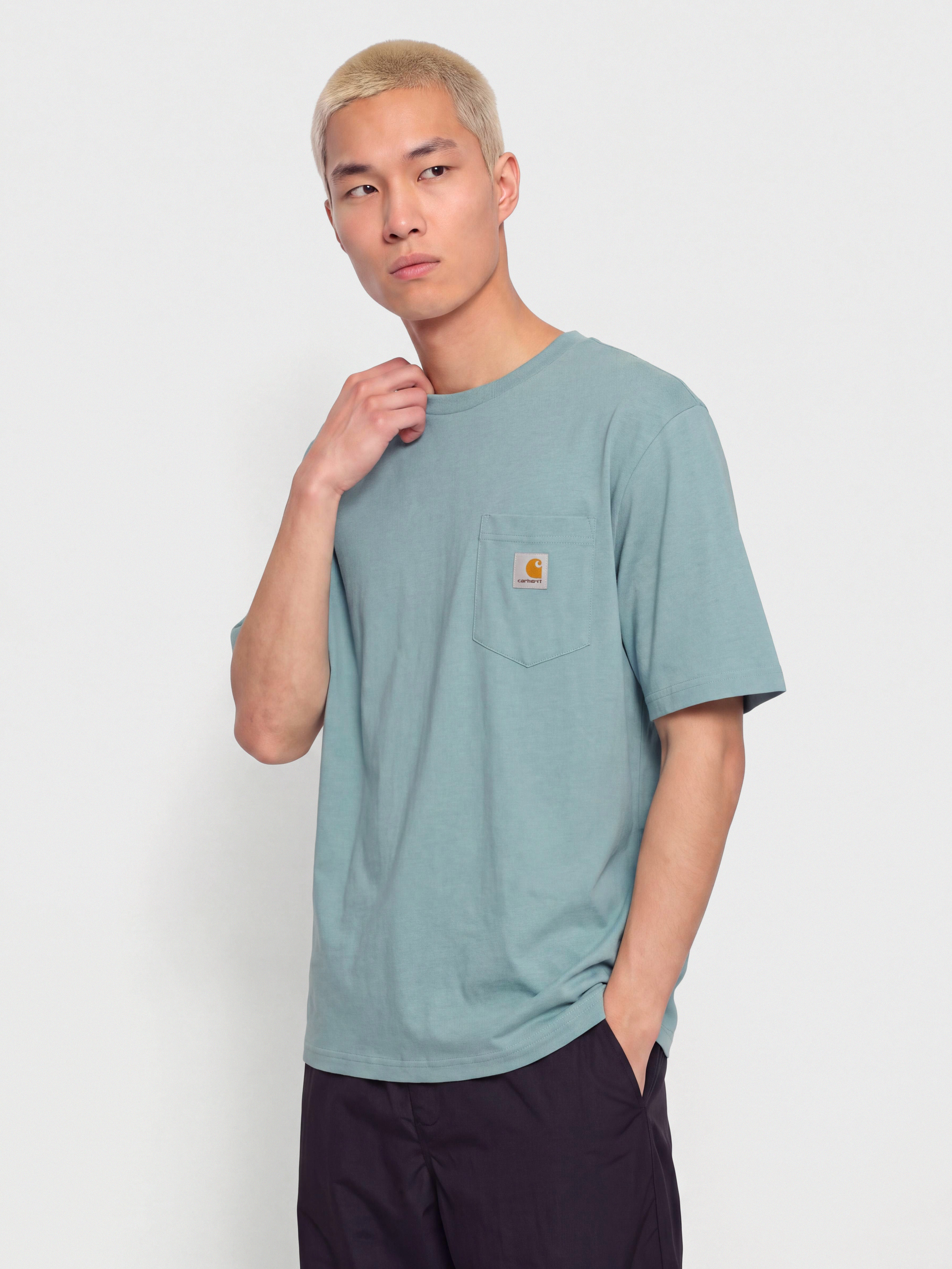Tricou Carhartt WIP Pocket (citadel)