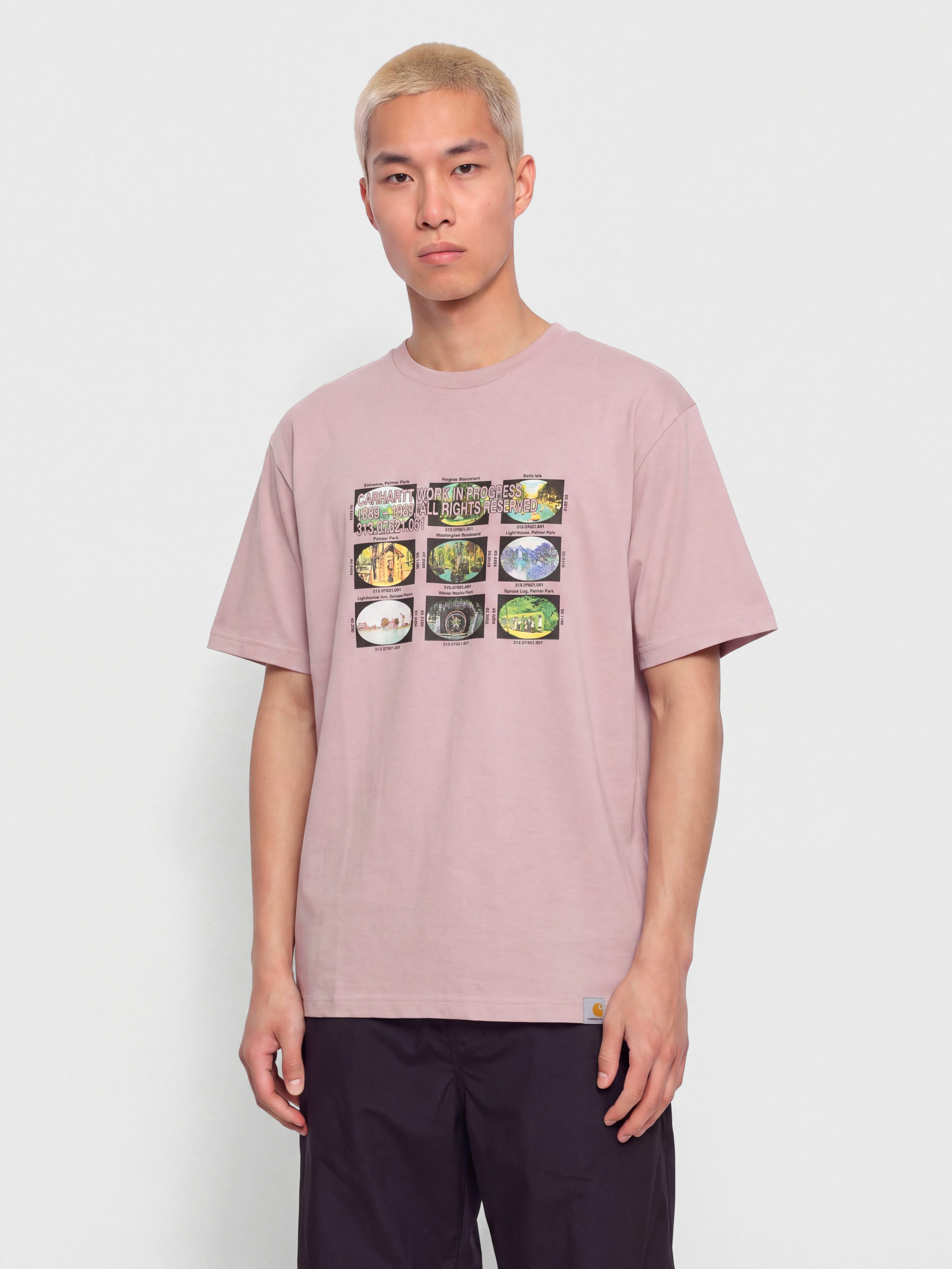 Tricou Carhartt WIP Coordinates (hortensia)