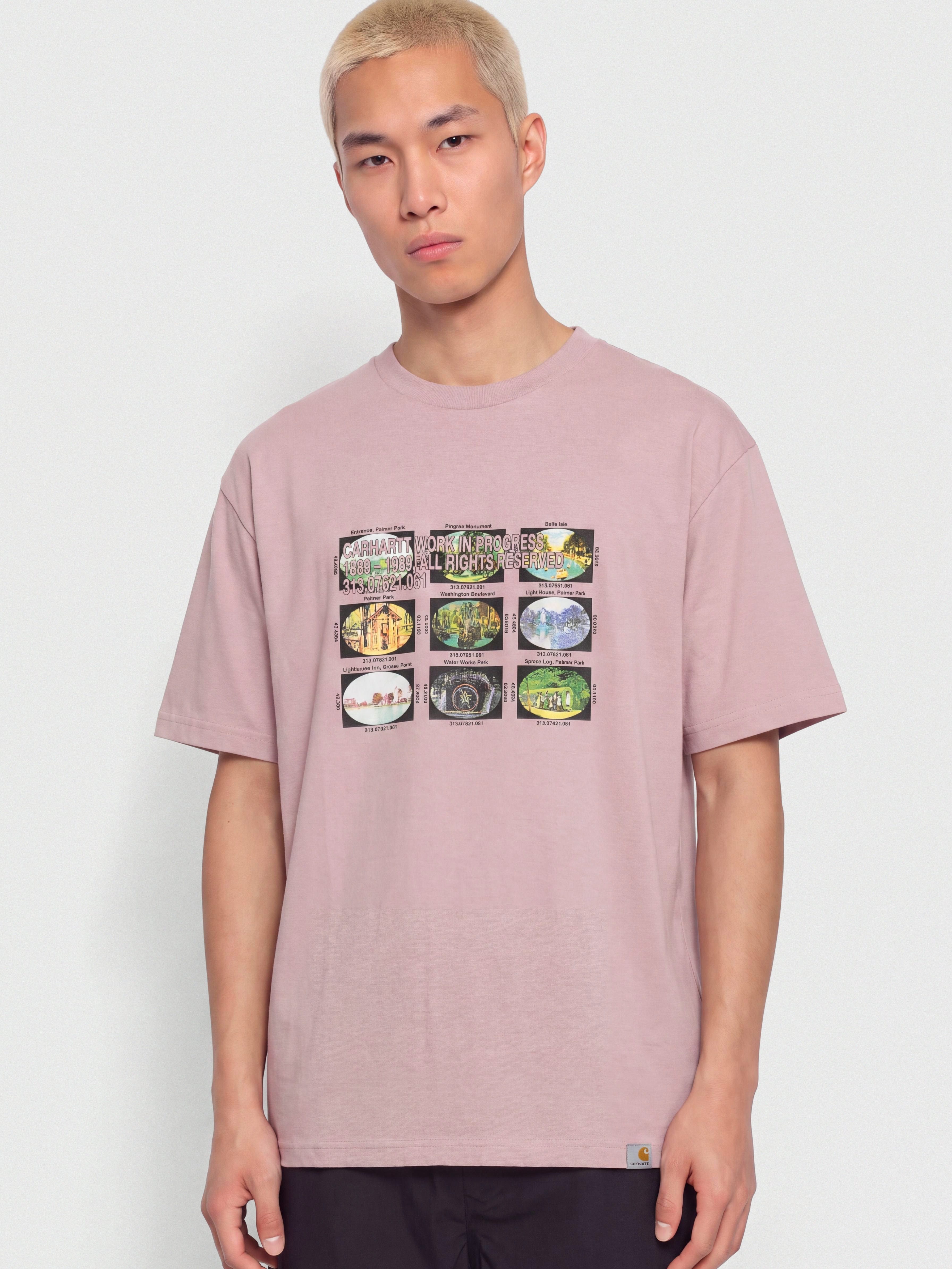 Tricou Carhartt WIP Coordinates (hortensia)