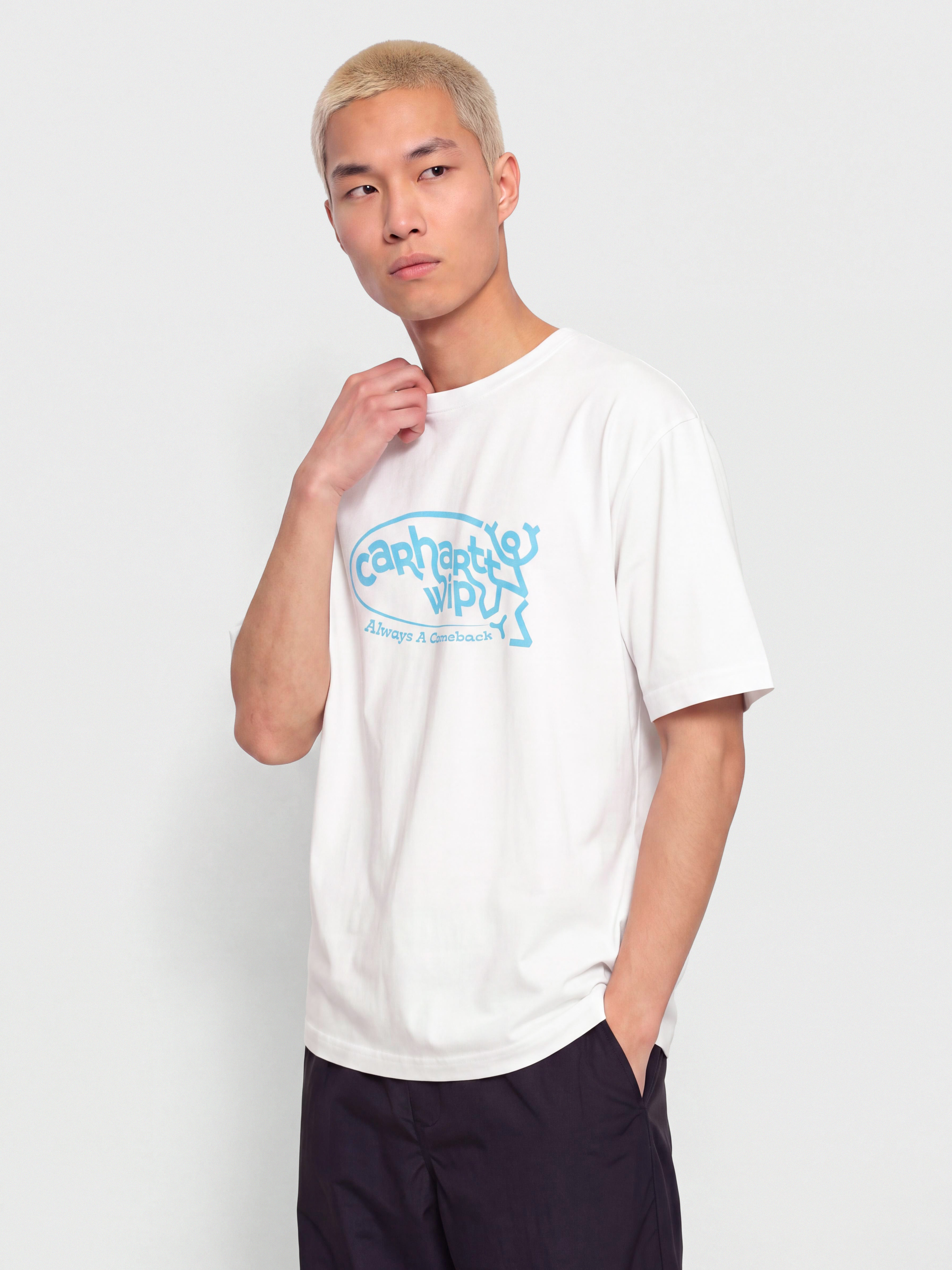 Tricou Carhartt WIP Always A Come Back (white)