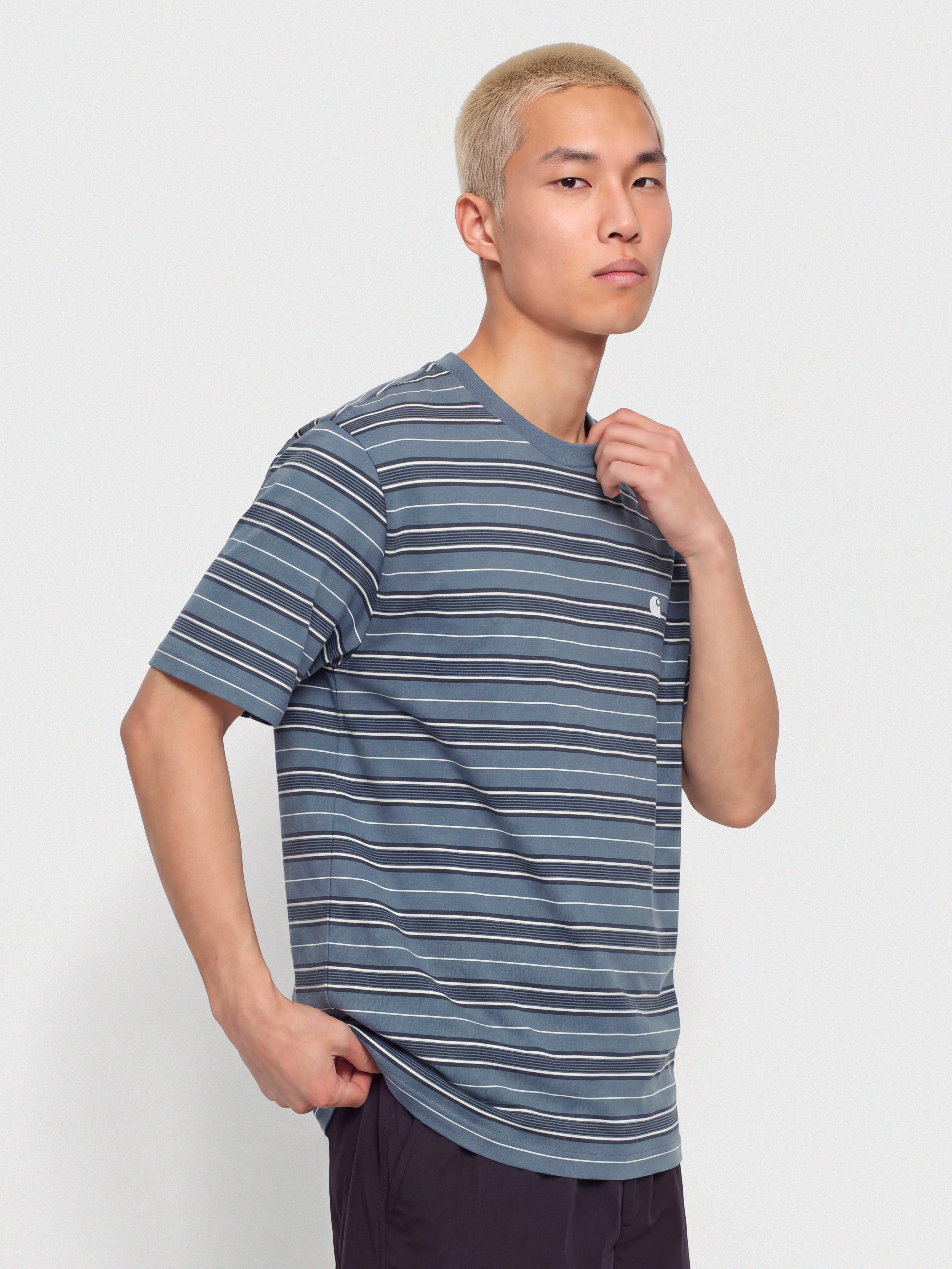 Tricou Carhartt WIP Bronson (bronson stripe icesheet)