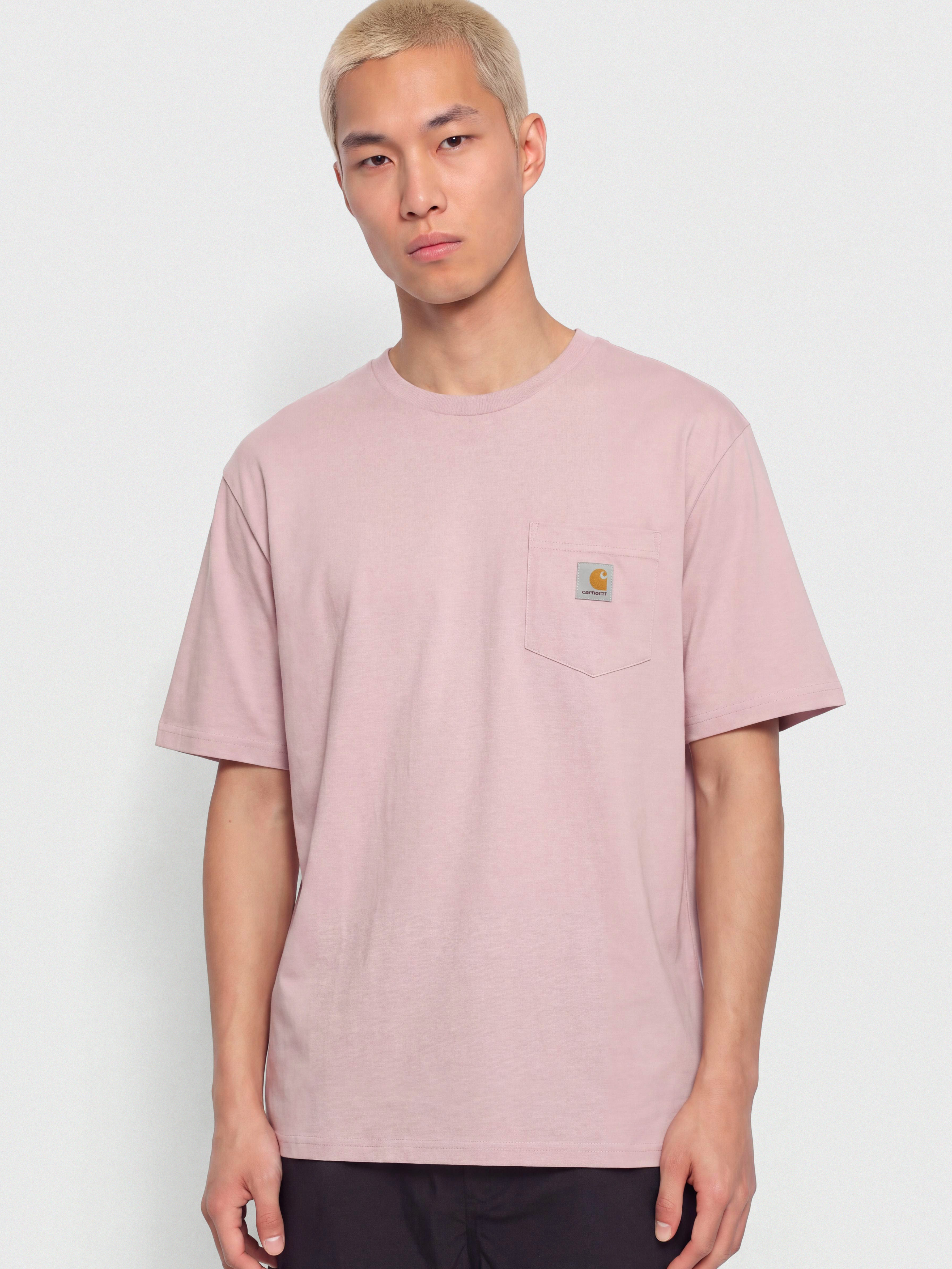 Tricou Carhartt WIP Pocket (hortensia)