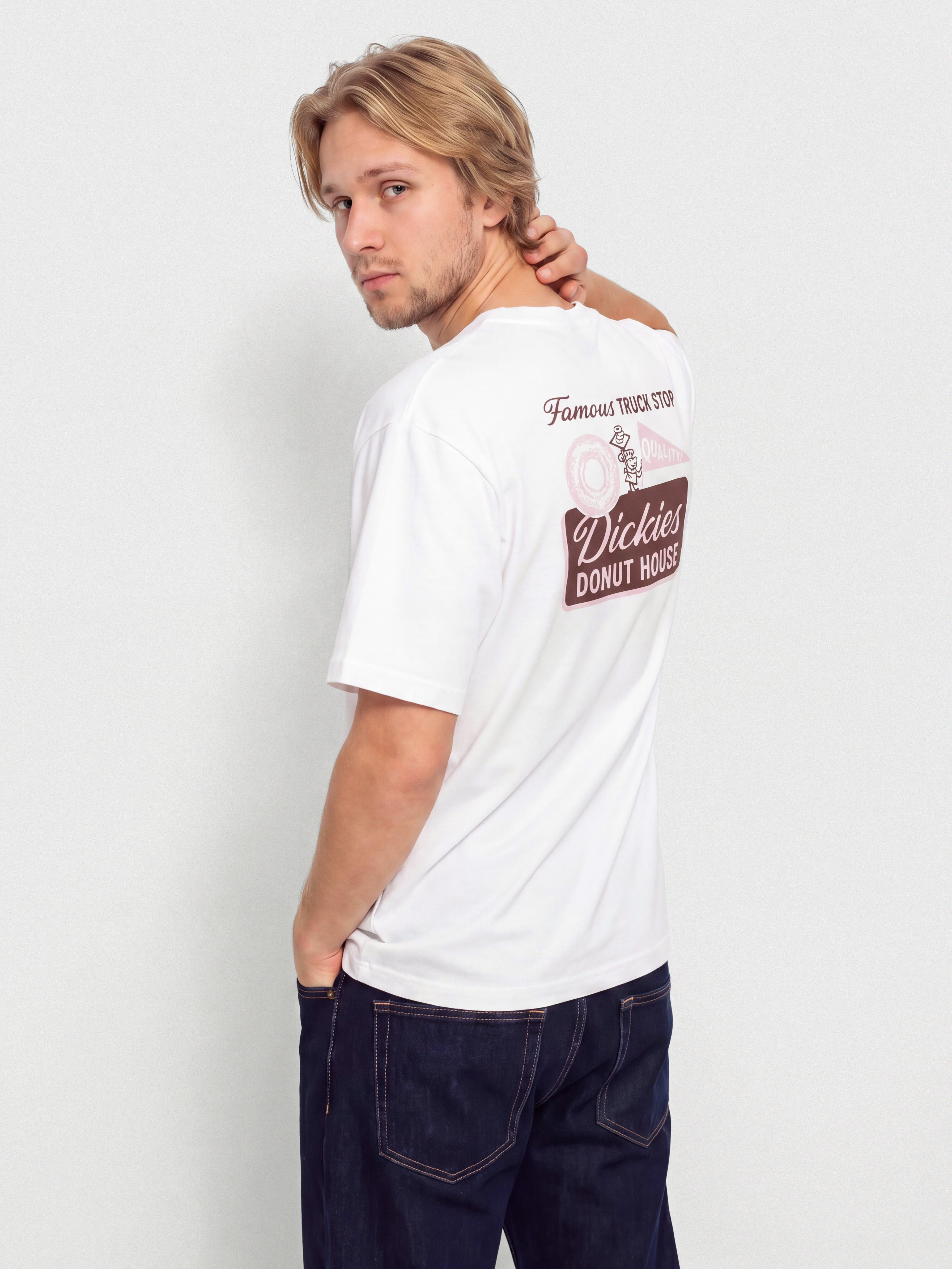 Tricou Dickies Donut House (white)