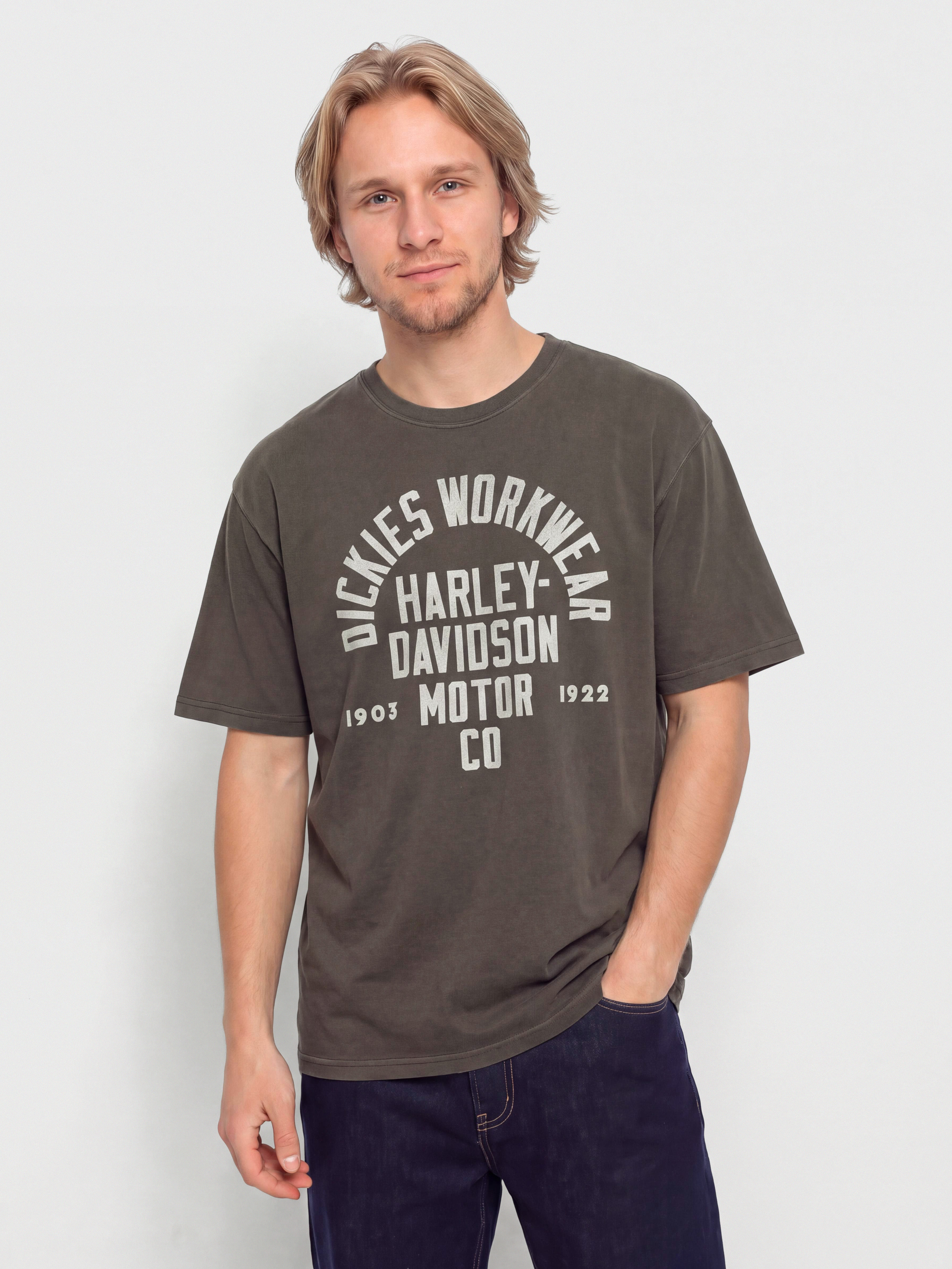 Tricou Dickies X Harley Davidson Vintage Wash