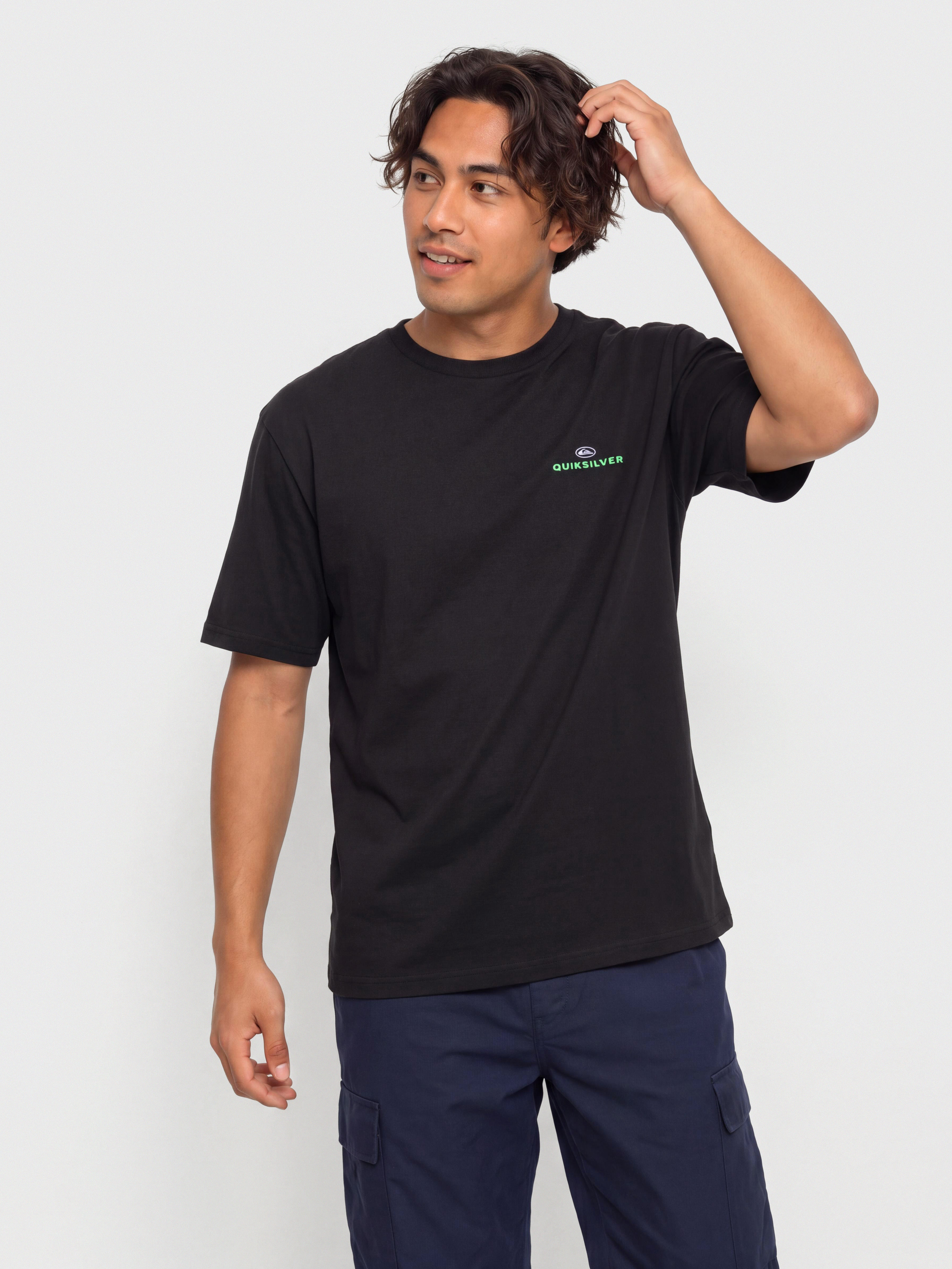 Tricou Quiksilver Upside Down (black)
