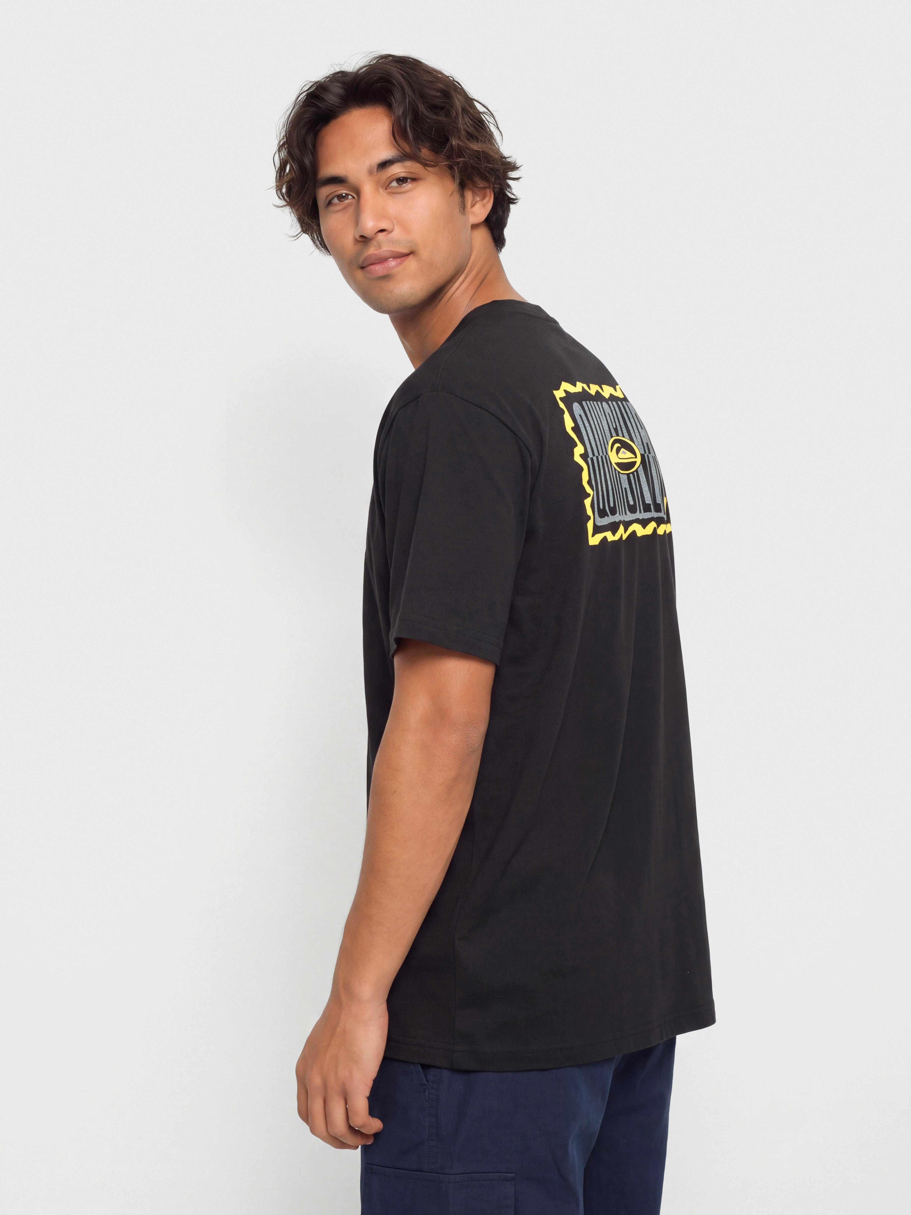 Tricou Quiksilver Gotam Foam (black)