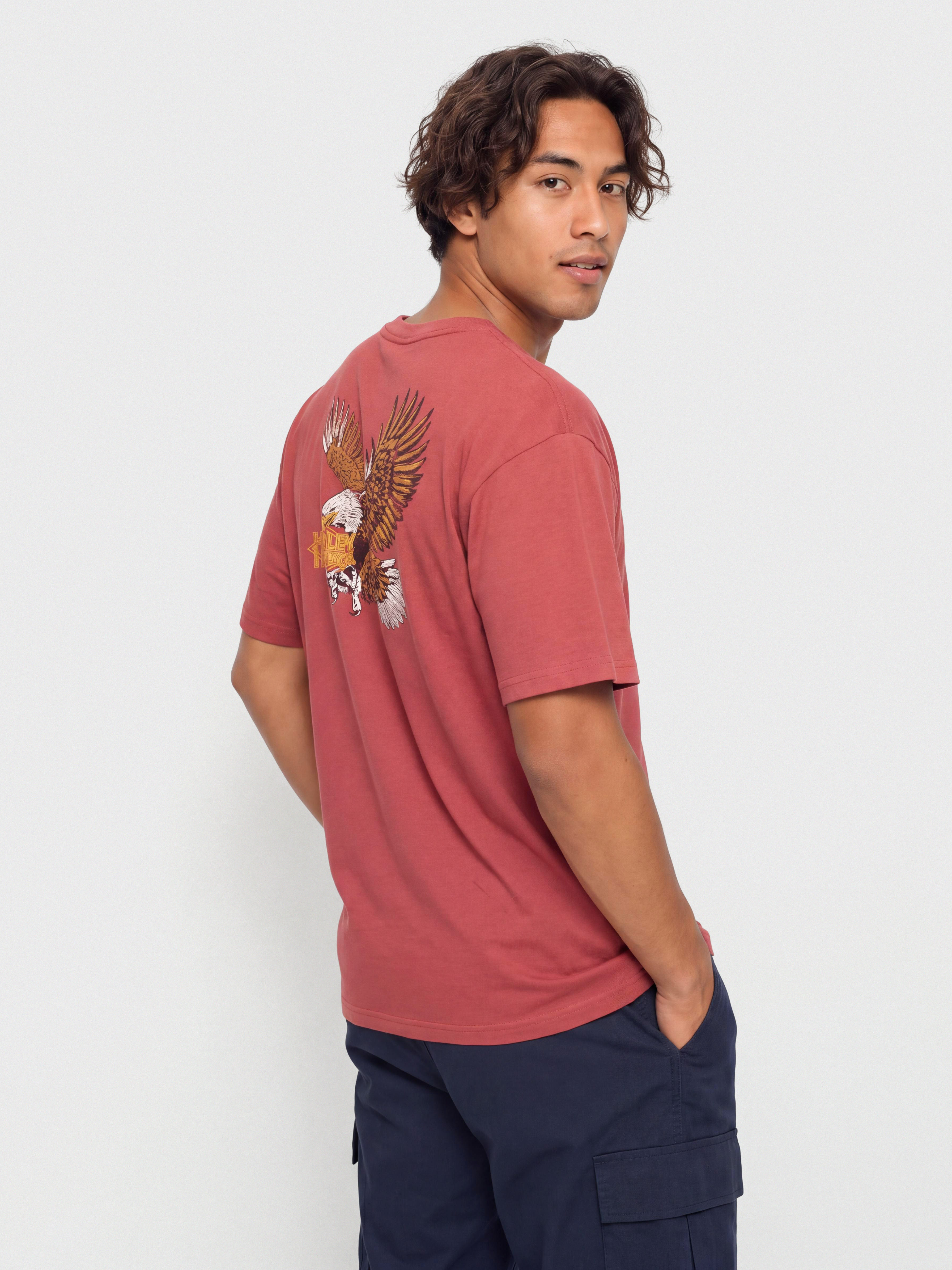 Tricou Hurley Fly (cherry crimson)