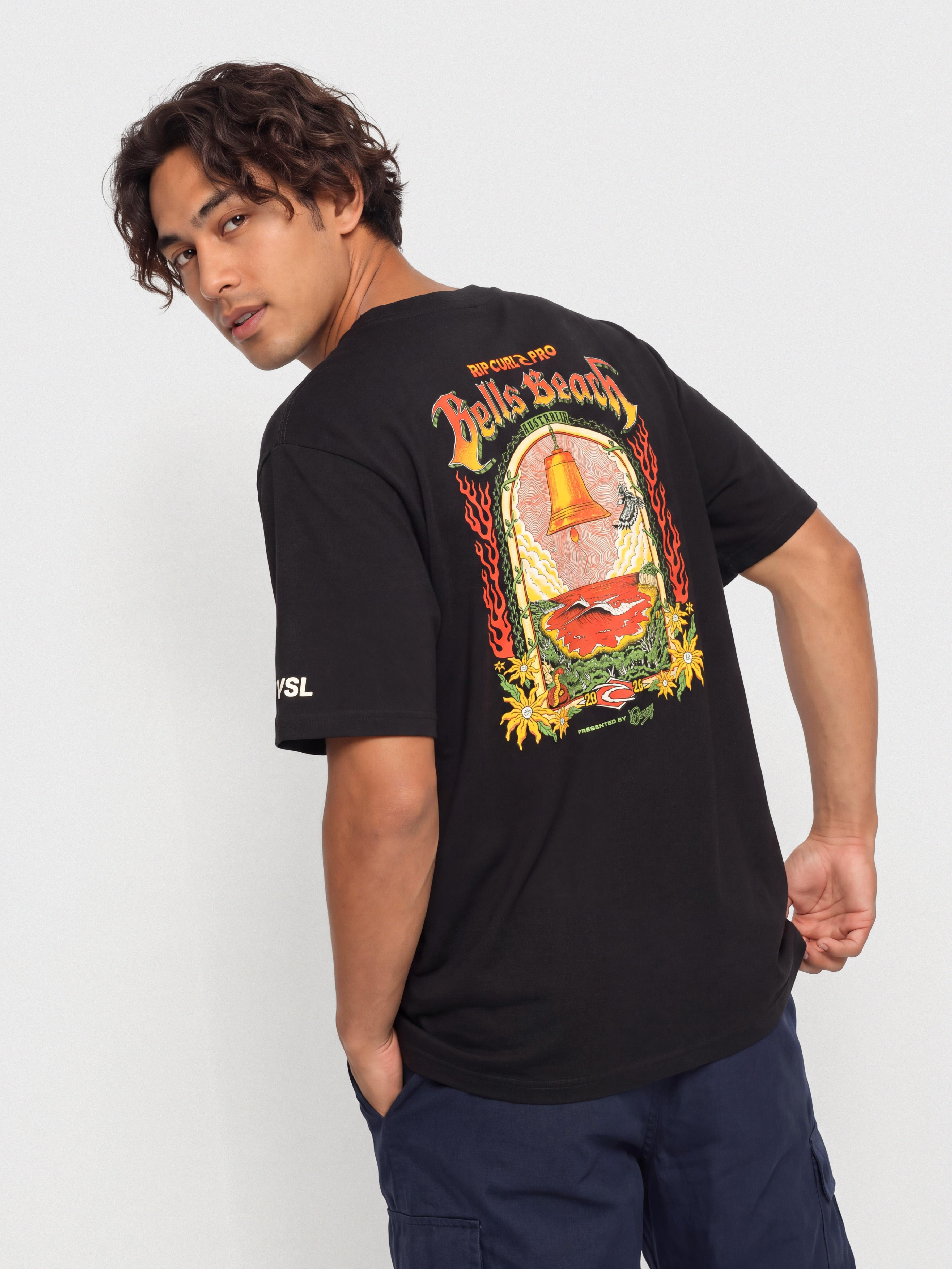 Tricou Rip Curl Bells Pro 26 Event (black)