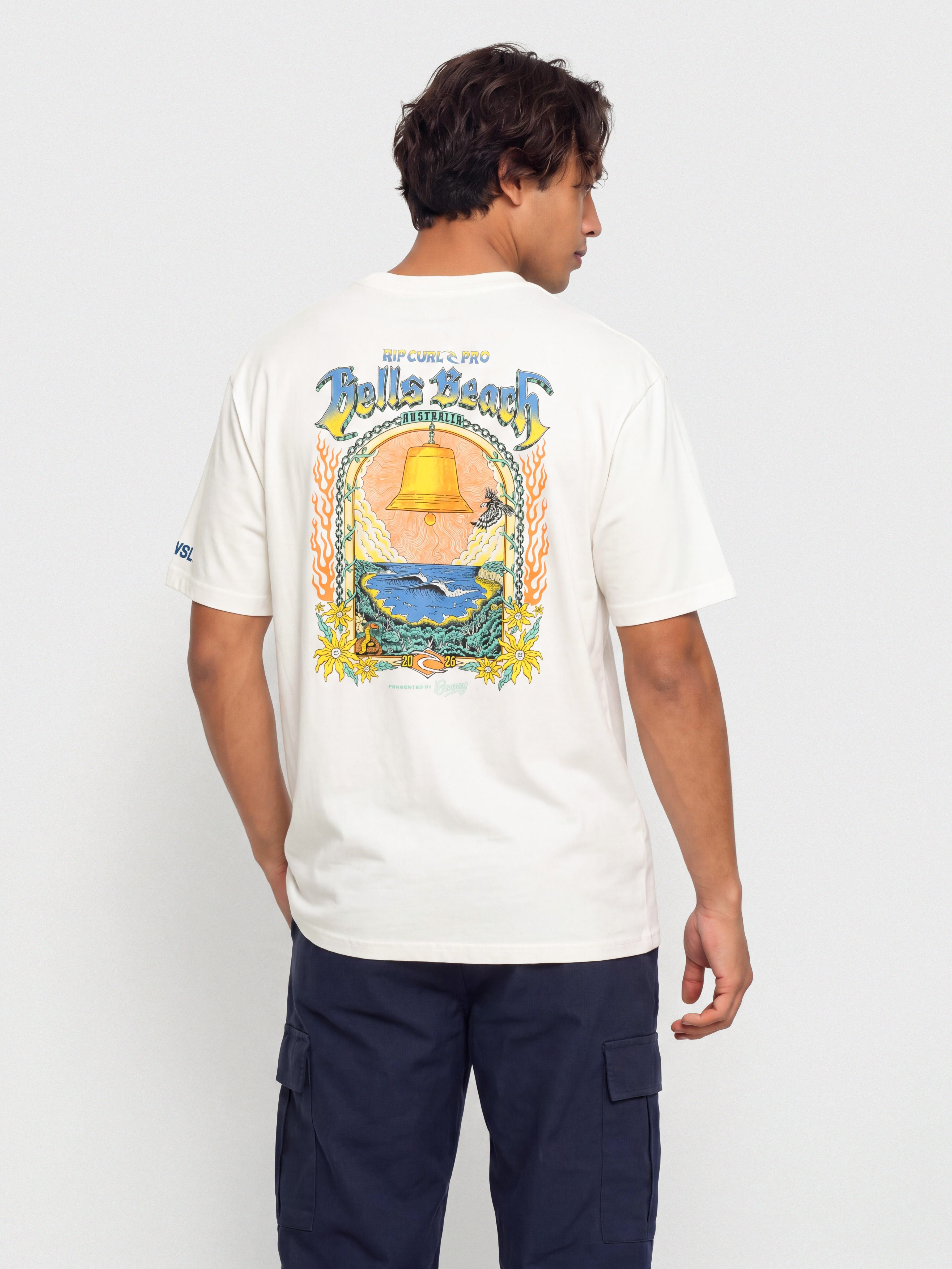 Tricou Rip Curl Bells Pro 26 Event (bone)