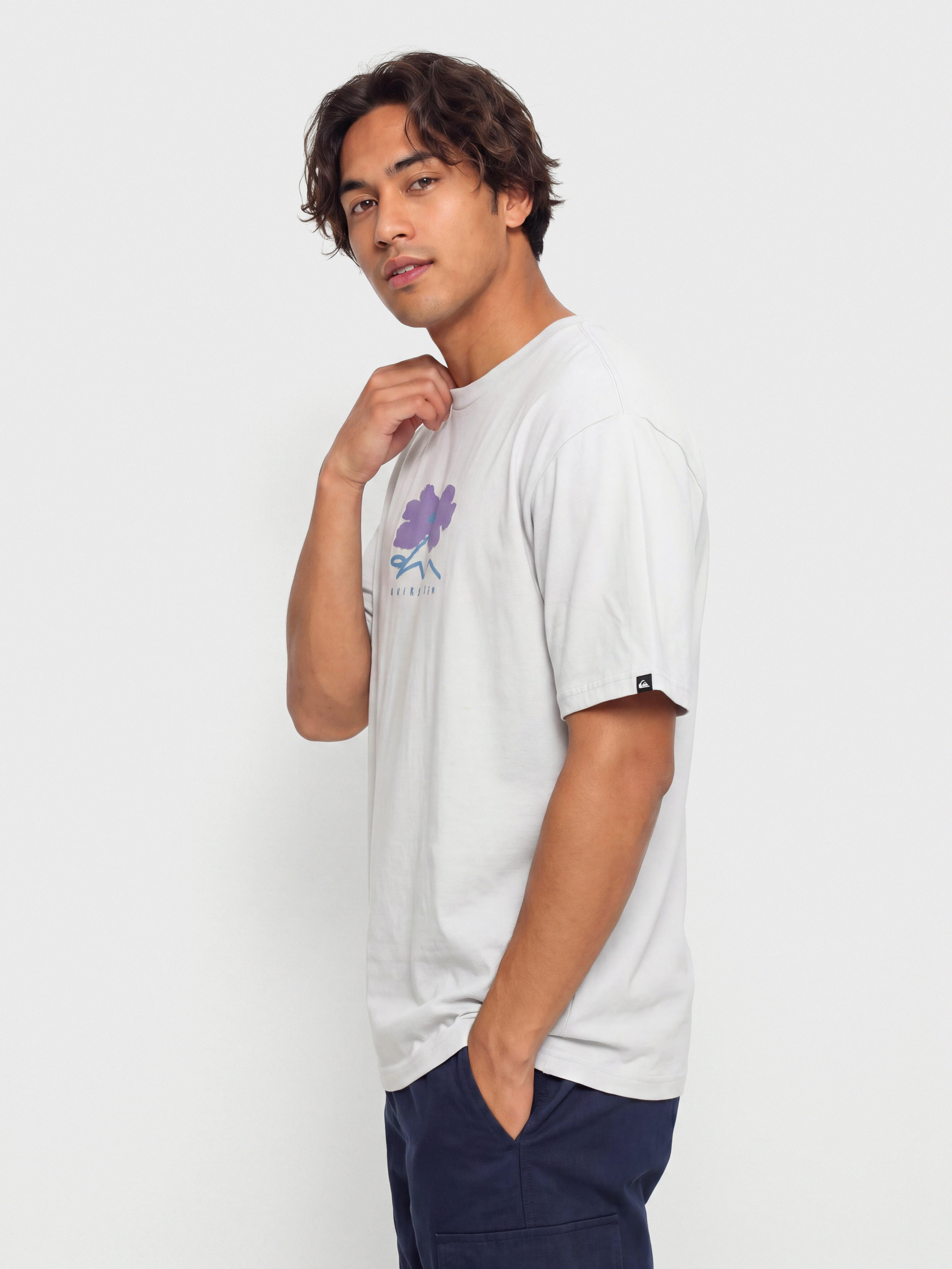 Tricou Quiksilver Structured Flower (micro chip)