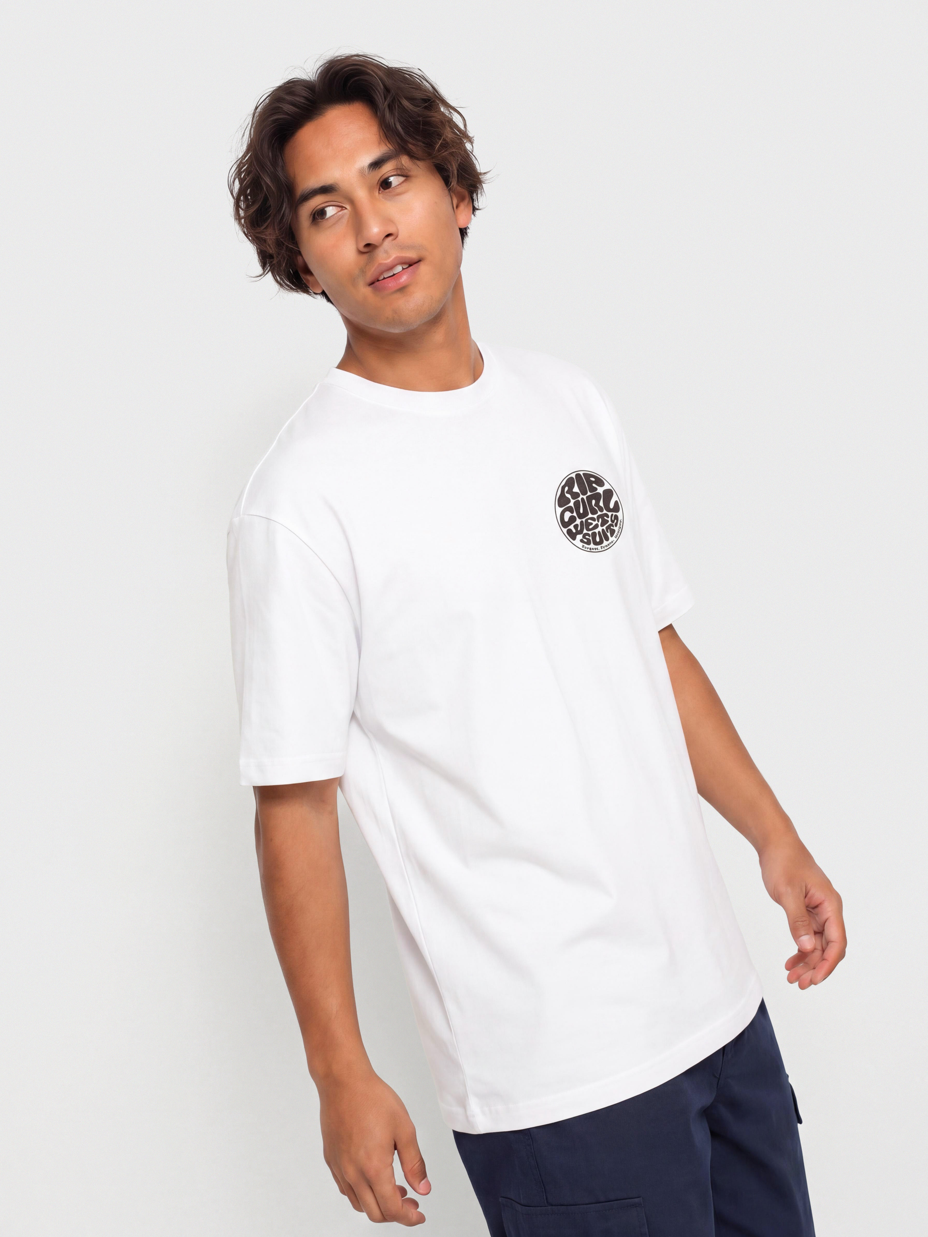 Tricou Rip Curl Wettie Icon (optical white)
