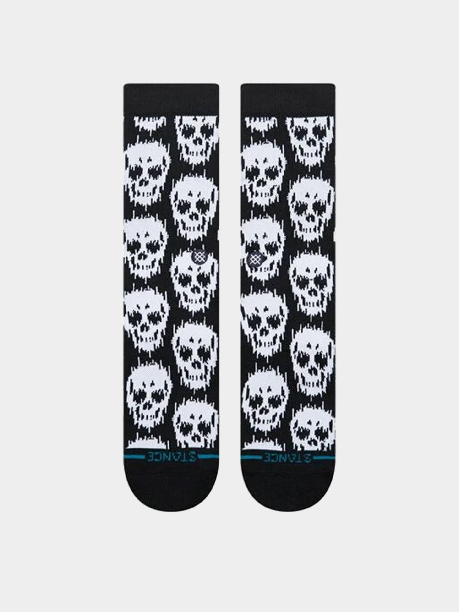 Șosete Stance Static Skull Crew (black)