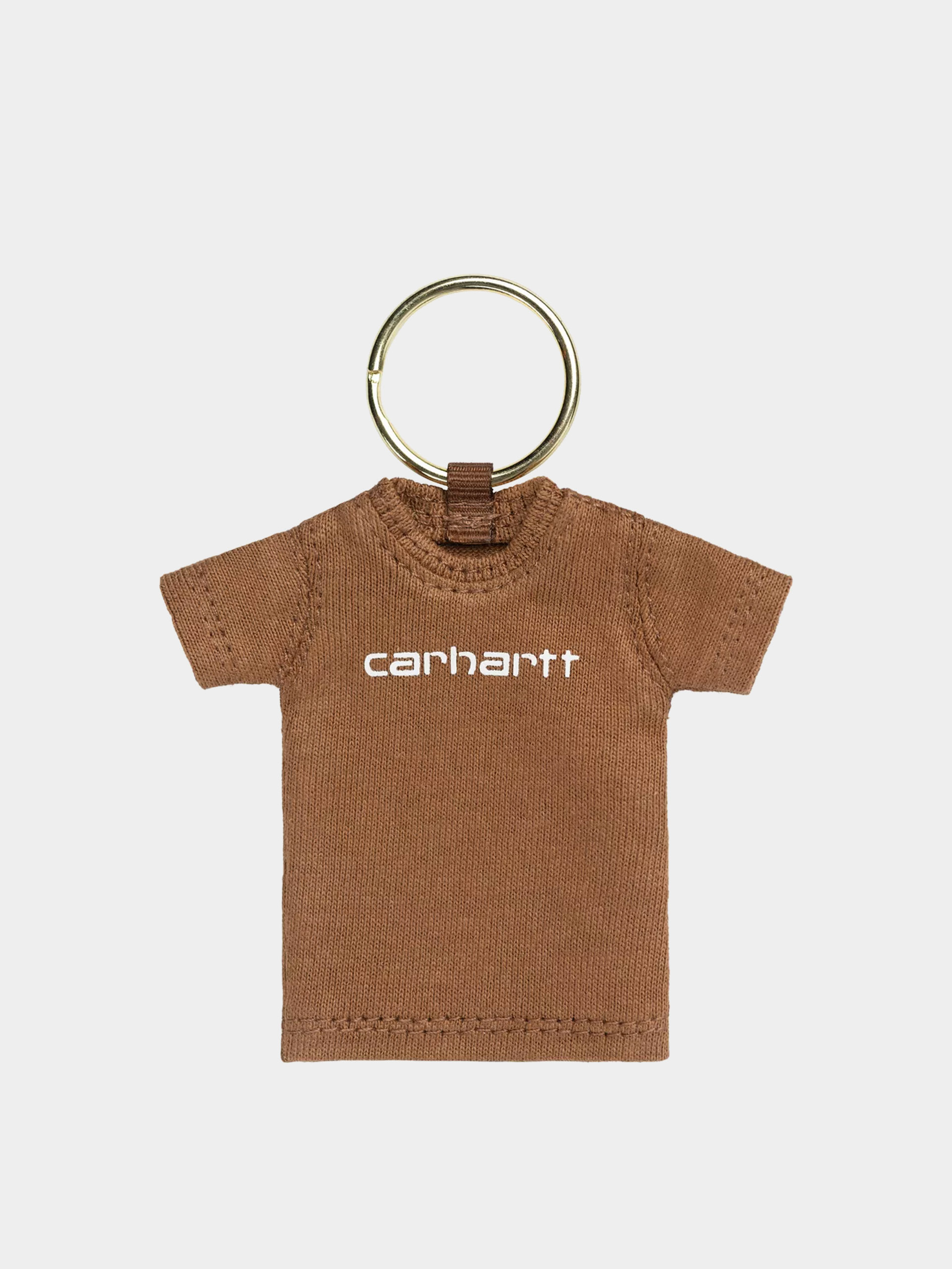 Breloc Carhartt WIP Mini Script Keychain (hamilton brown)