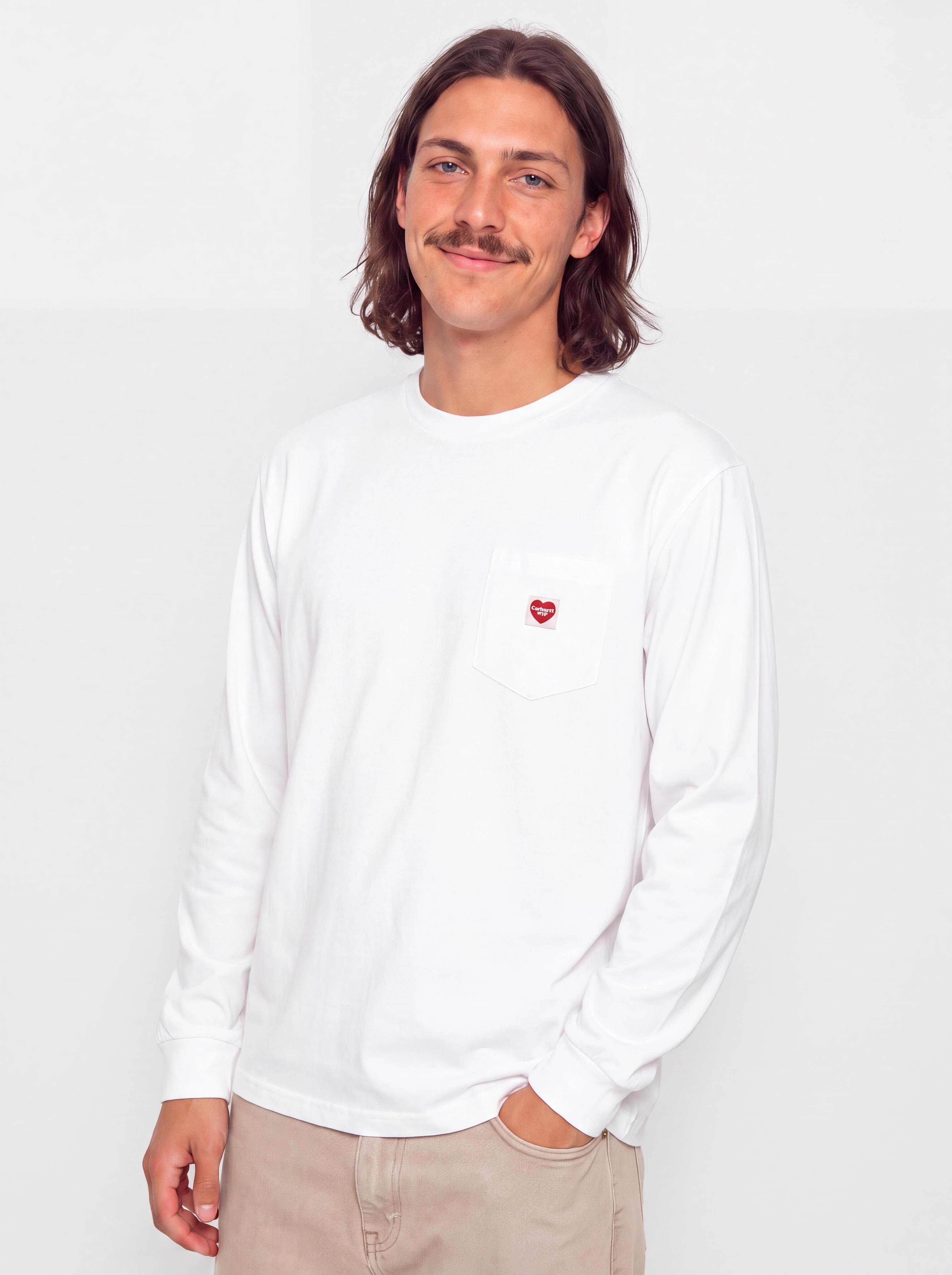 Longsleeve Carhartt WIP Pocket Small Heart Wmn