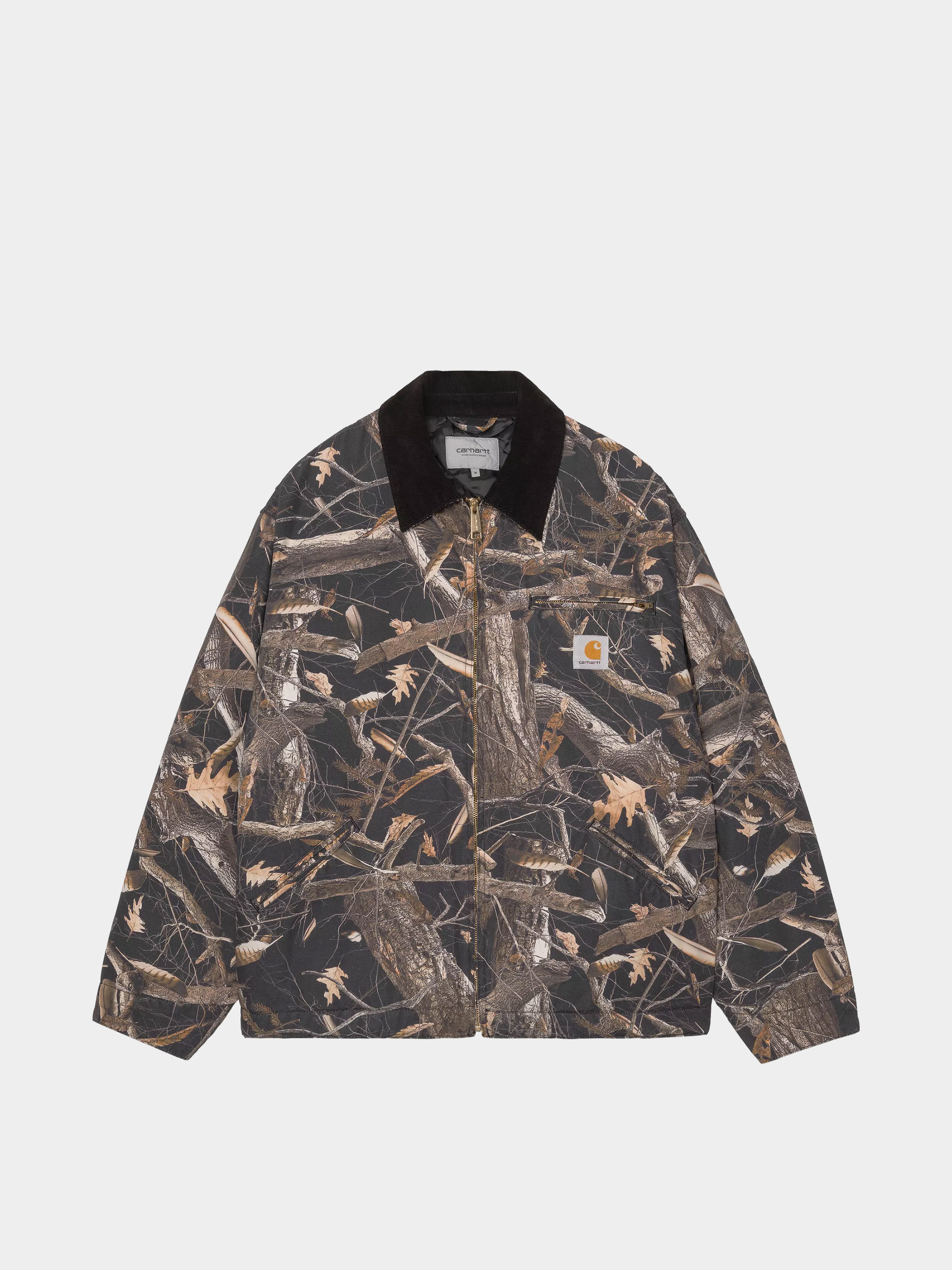 Geacă Carhartt WIP OG Detroit (camo feather tree black/black/heavy stone wash)