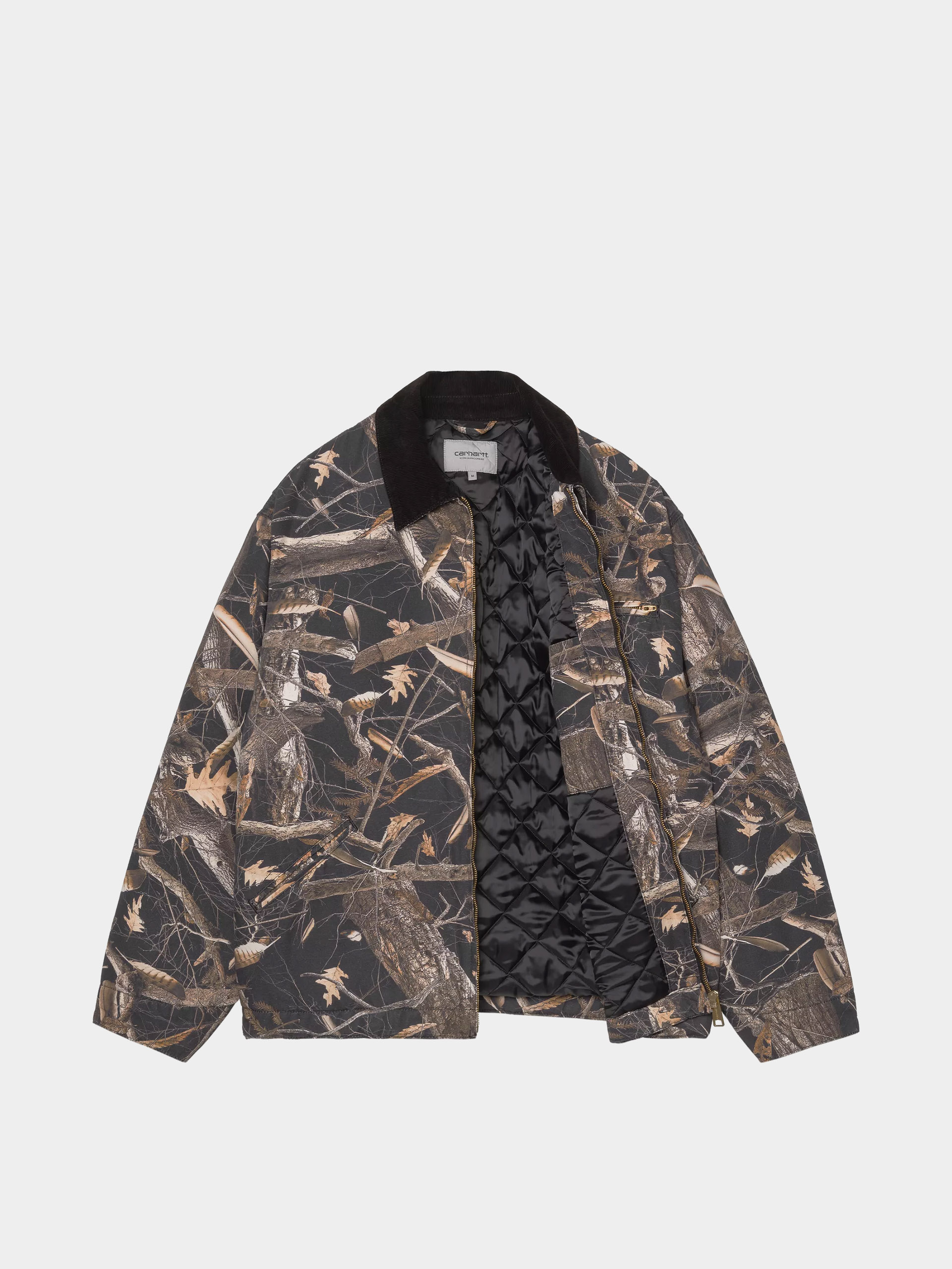 Geacă Carhartt WIP OG Detroit (camo feather tree black/black/heavy stone wash)