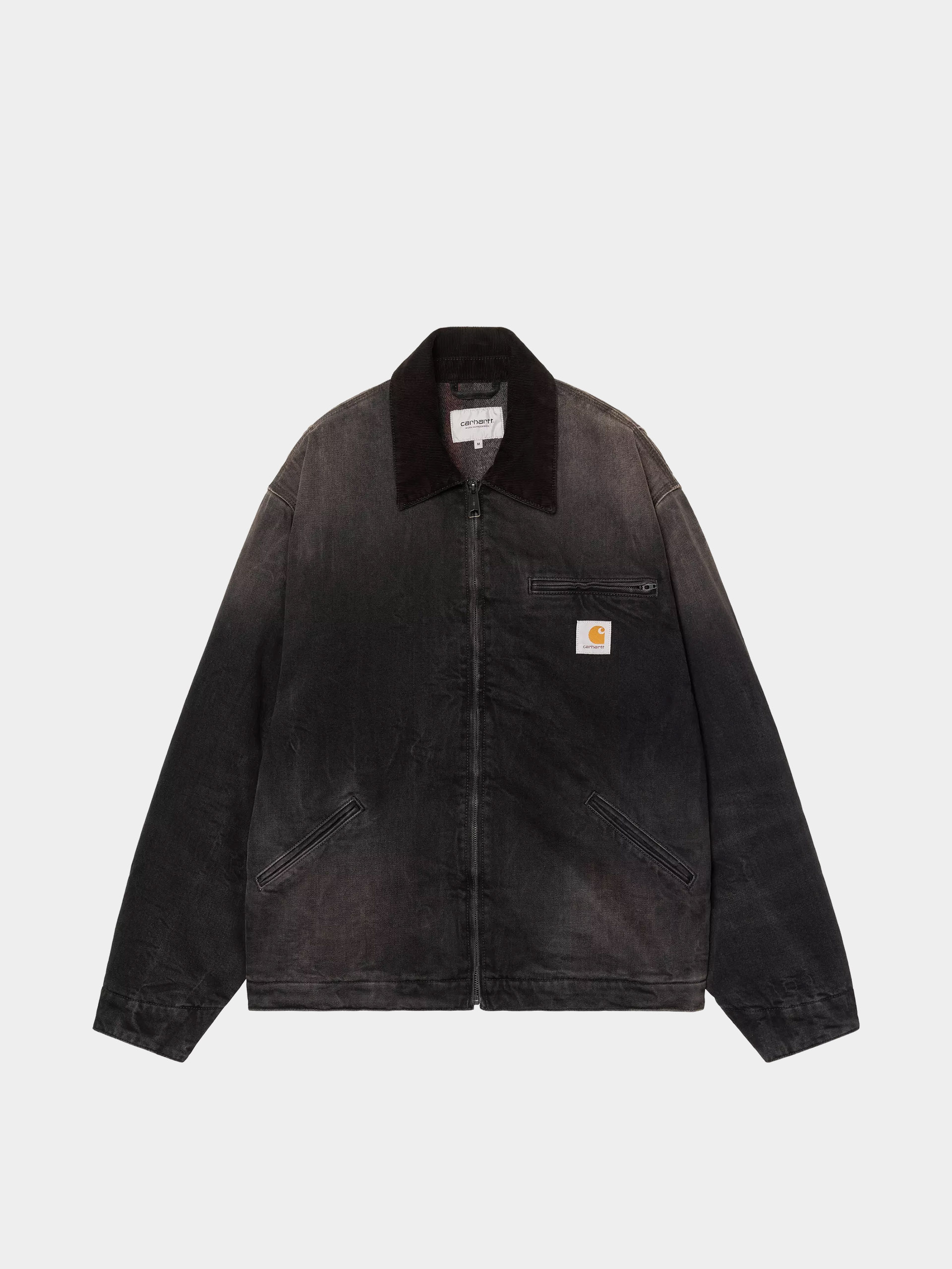 Geacă Carhartt WIP OG Detroit (black/black/tobacco used wash)