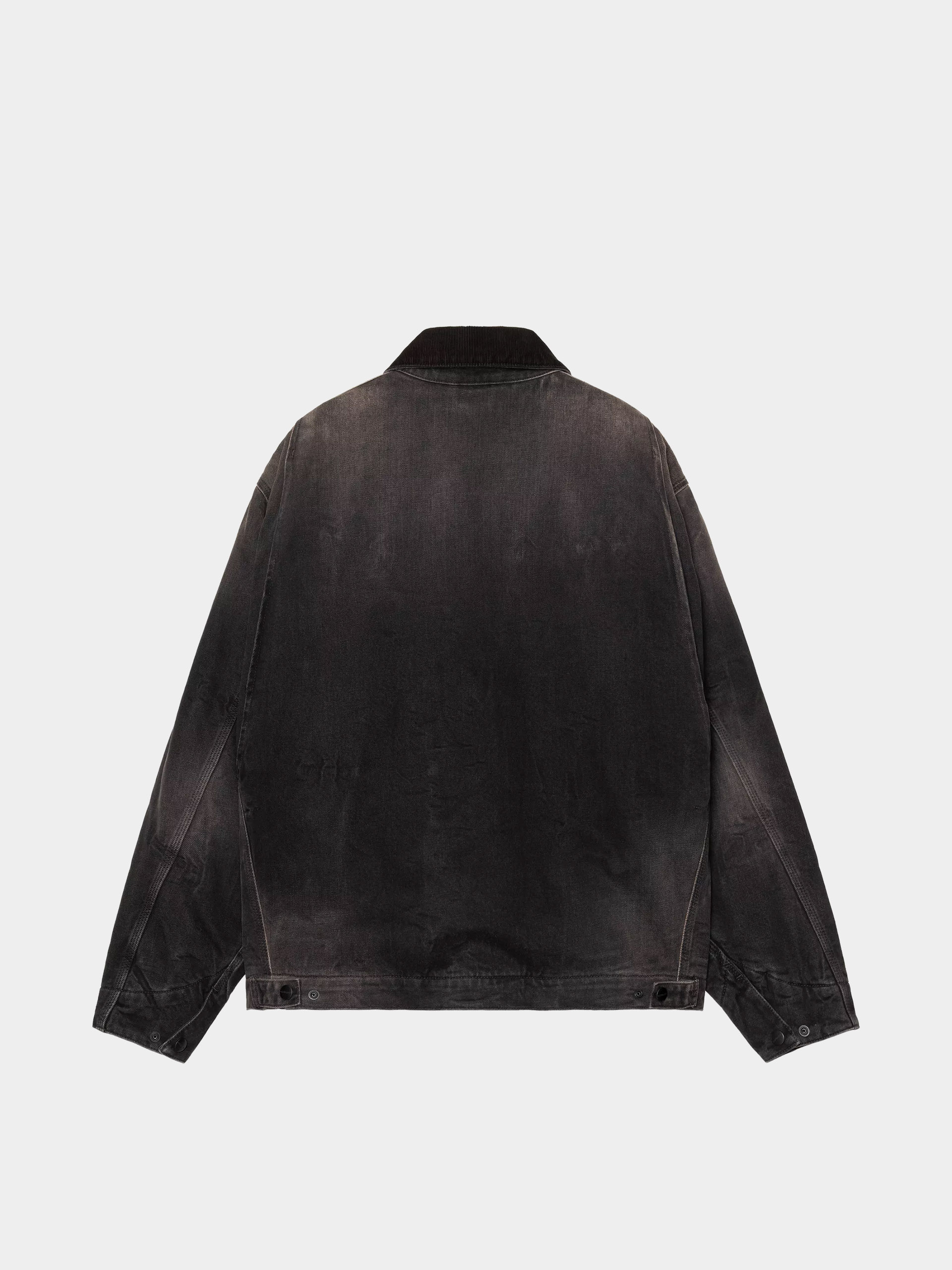 Geacă Carhartt WIP OG Detroit (black/black/tobacco used wash)