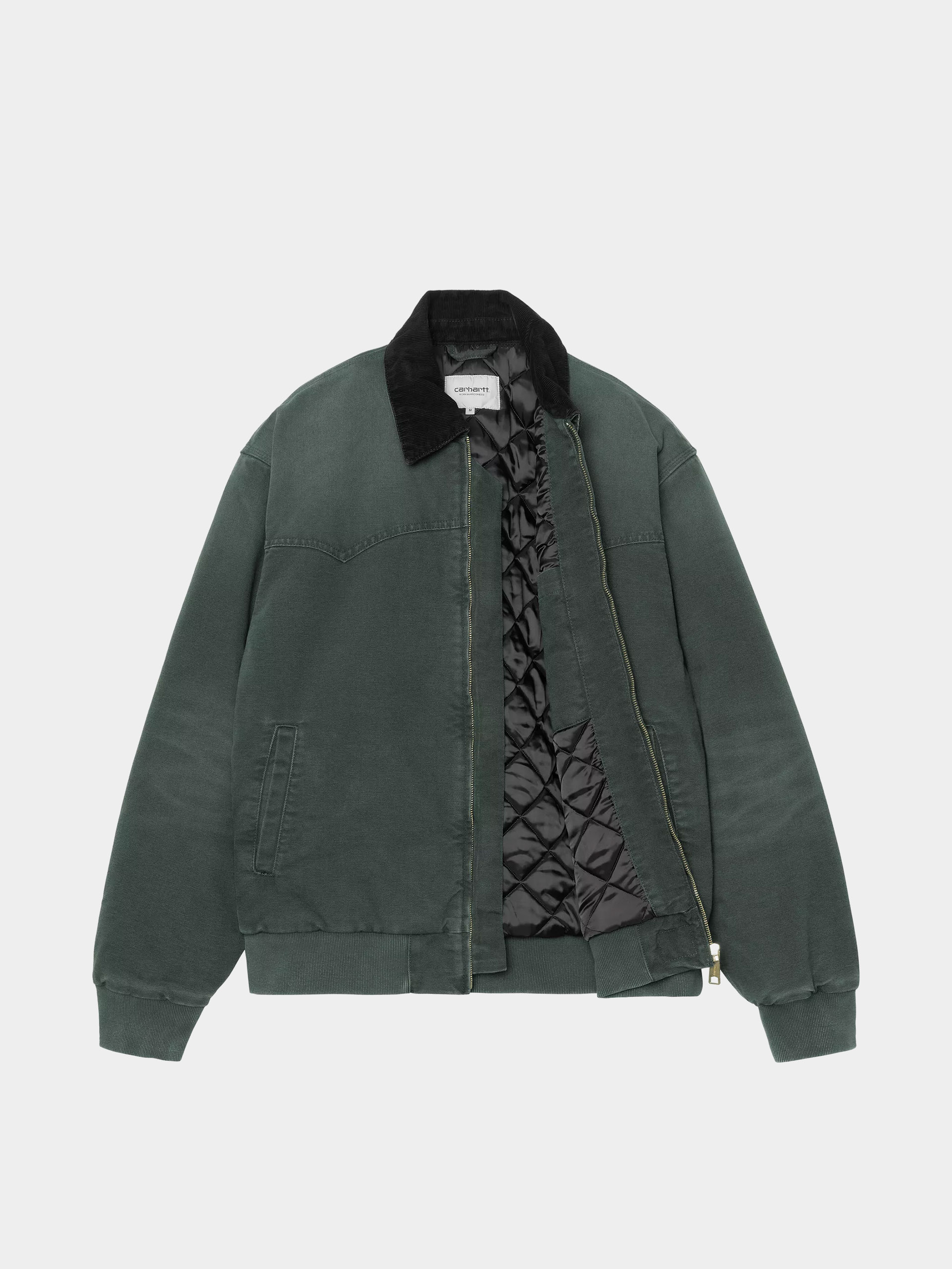 Geacă Carhartt WIP OG Santa Fe (raven/black/stone canvas)