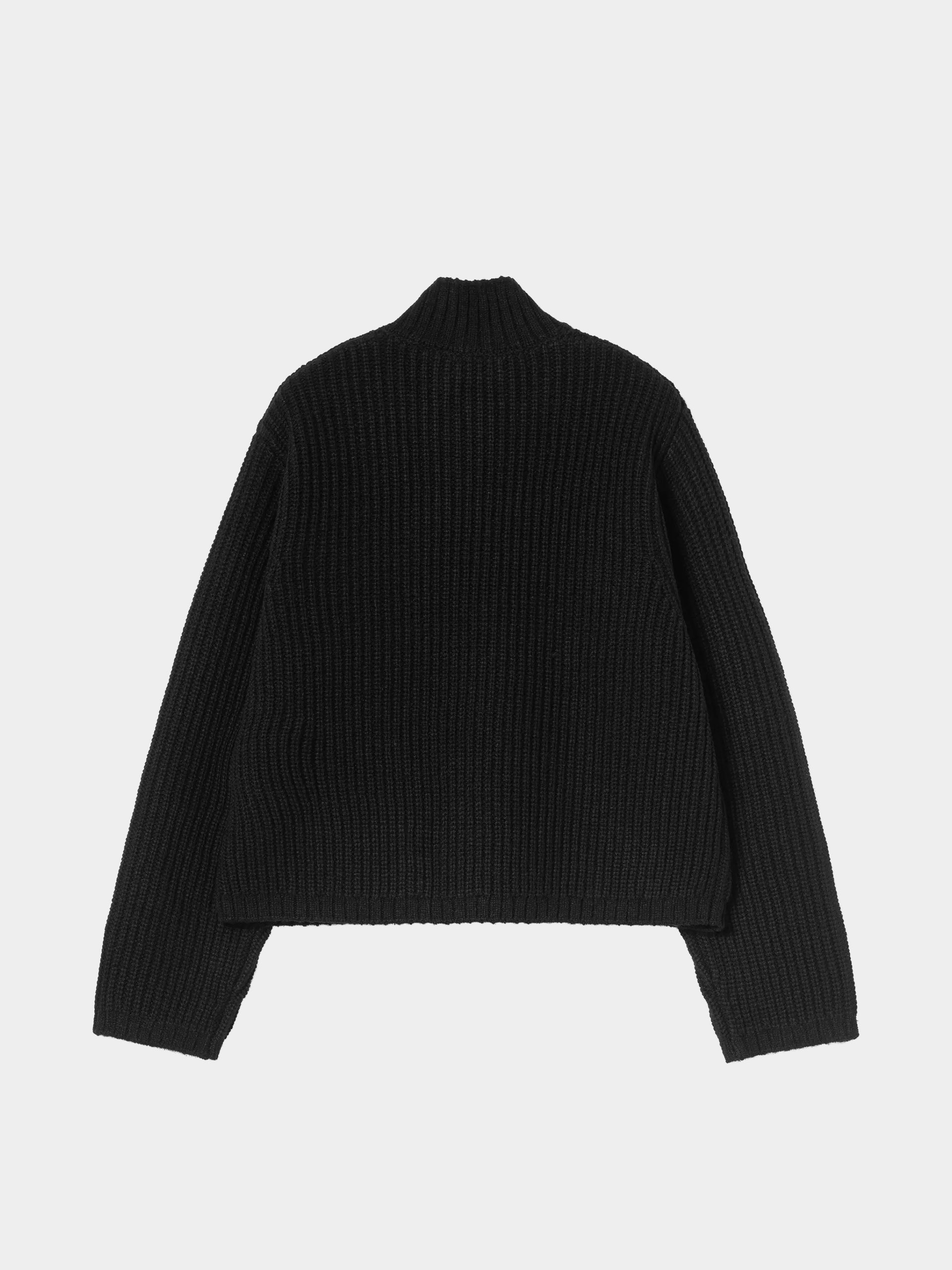 Pulover Carhartt WIP Detroit Half Zip Wmn (black)