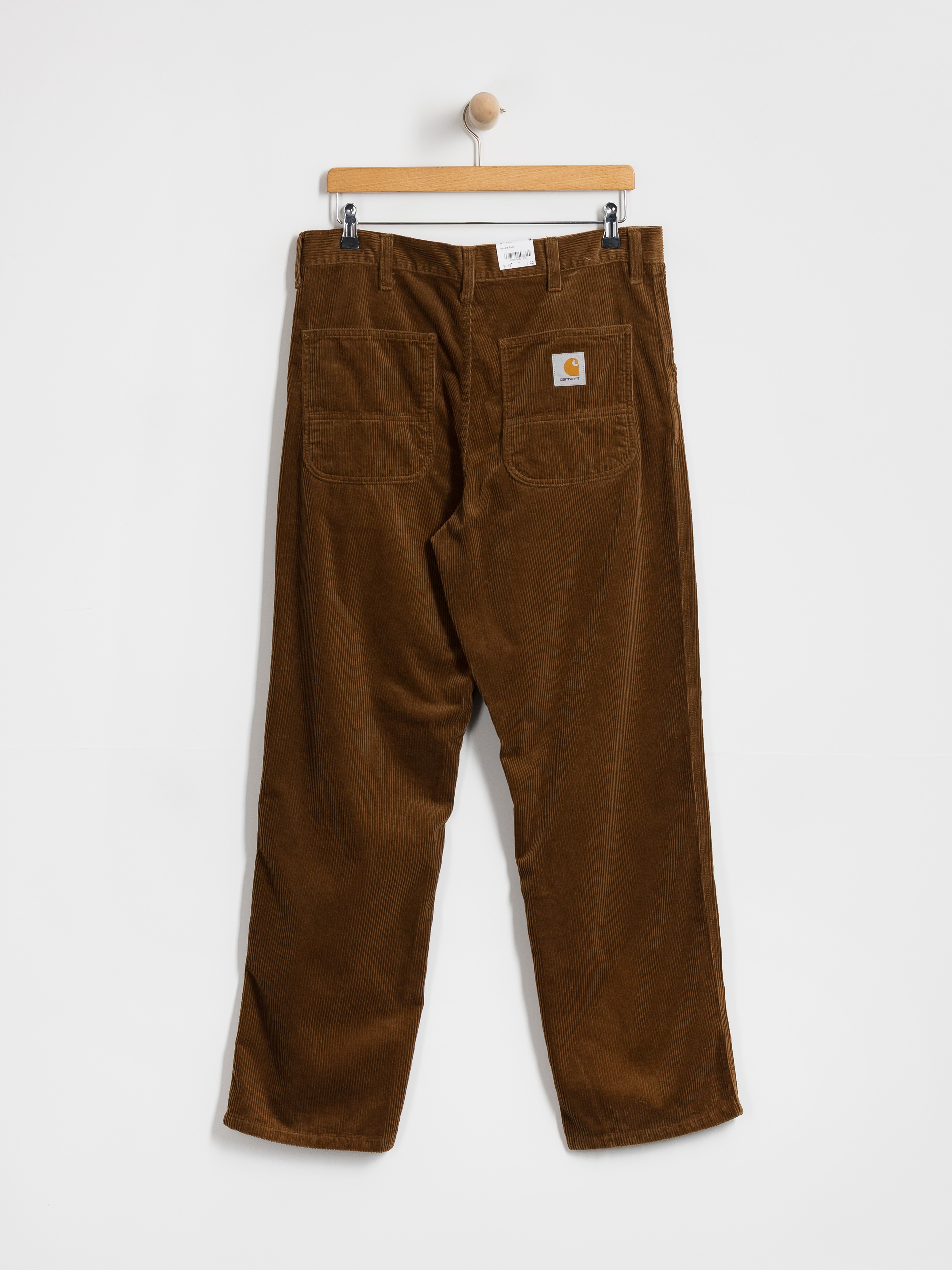 Pantaloni Carhartt WIP Simple (wip h brown/rinsed)