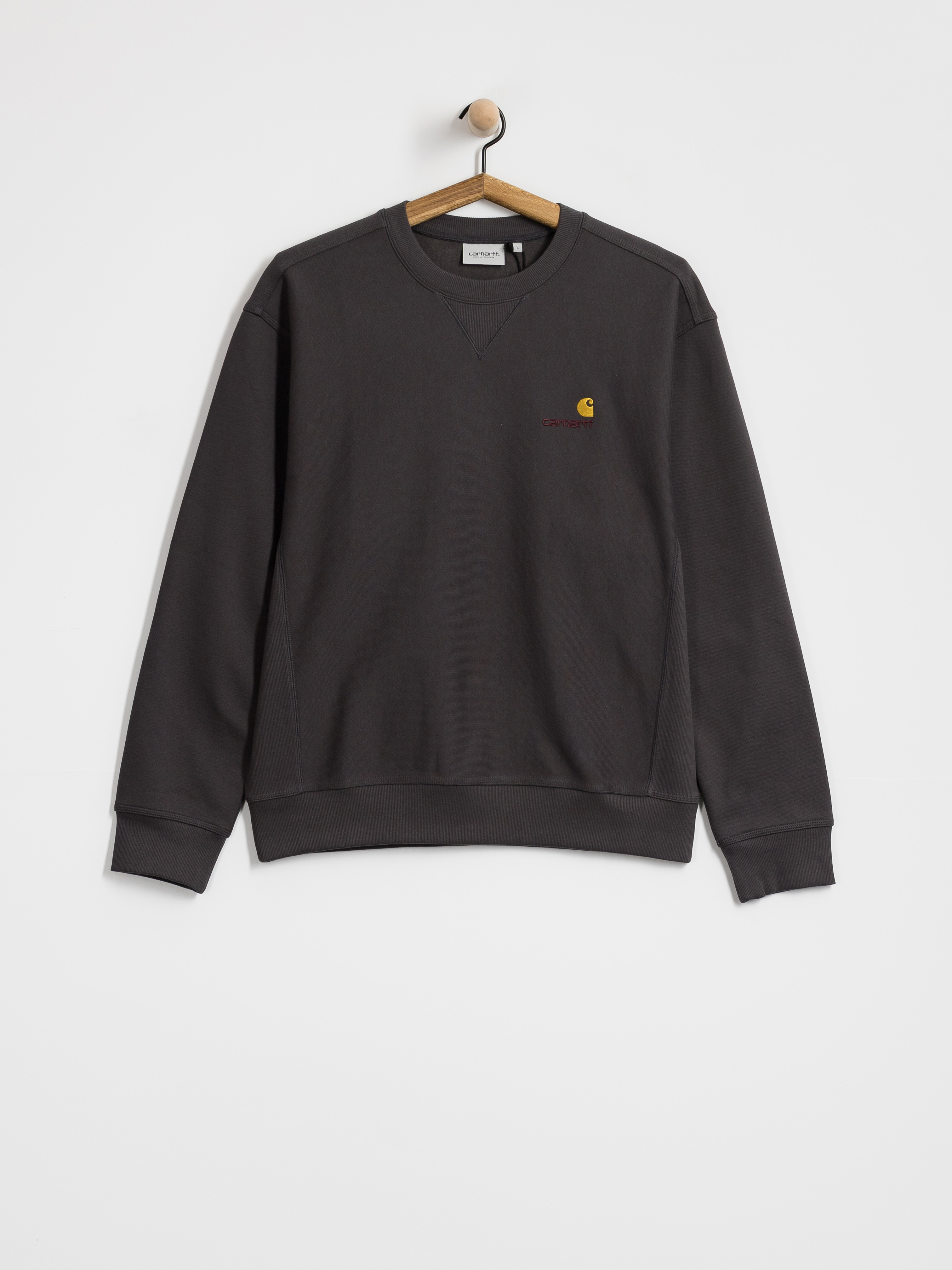 Hanorac Carhartt WIP American Script (graphite)