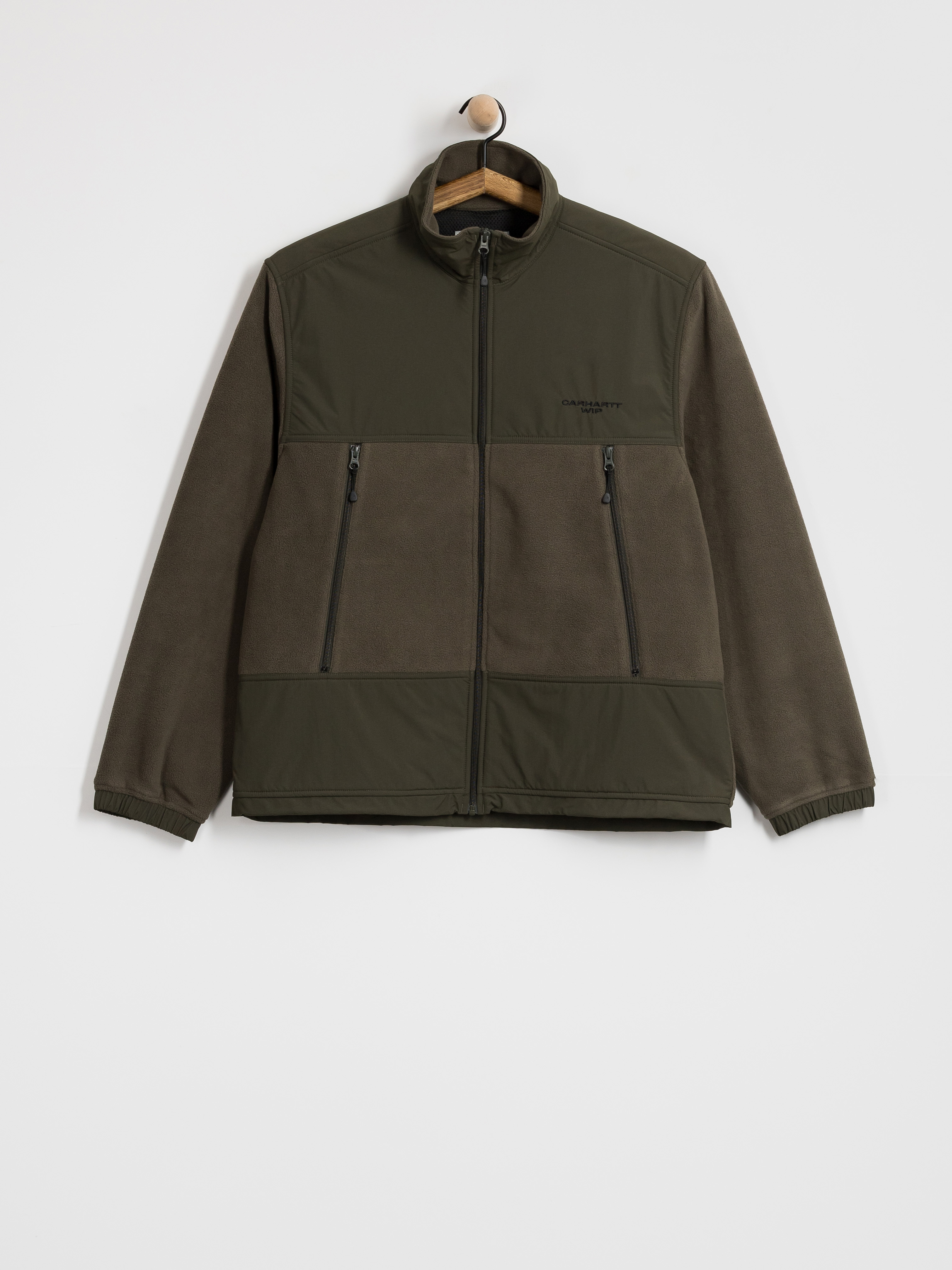 Hanorac din fleece Carhartt WIP Edmore (cypress/black)