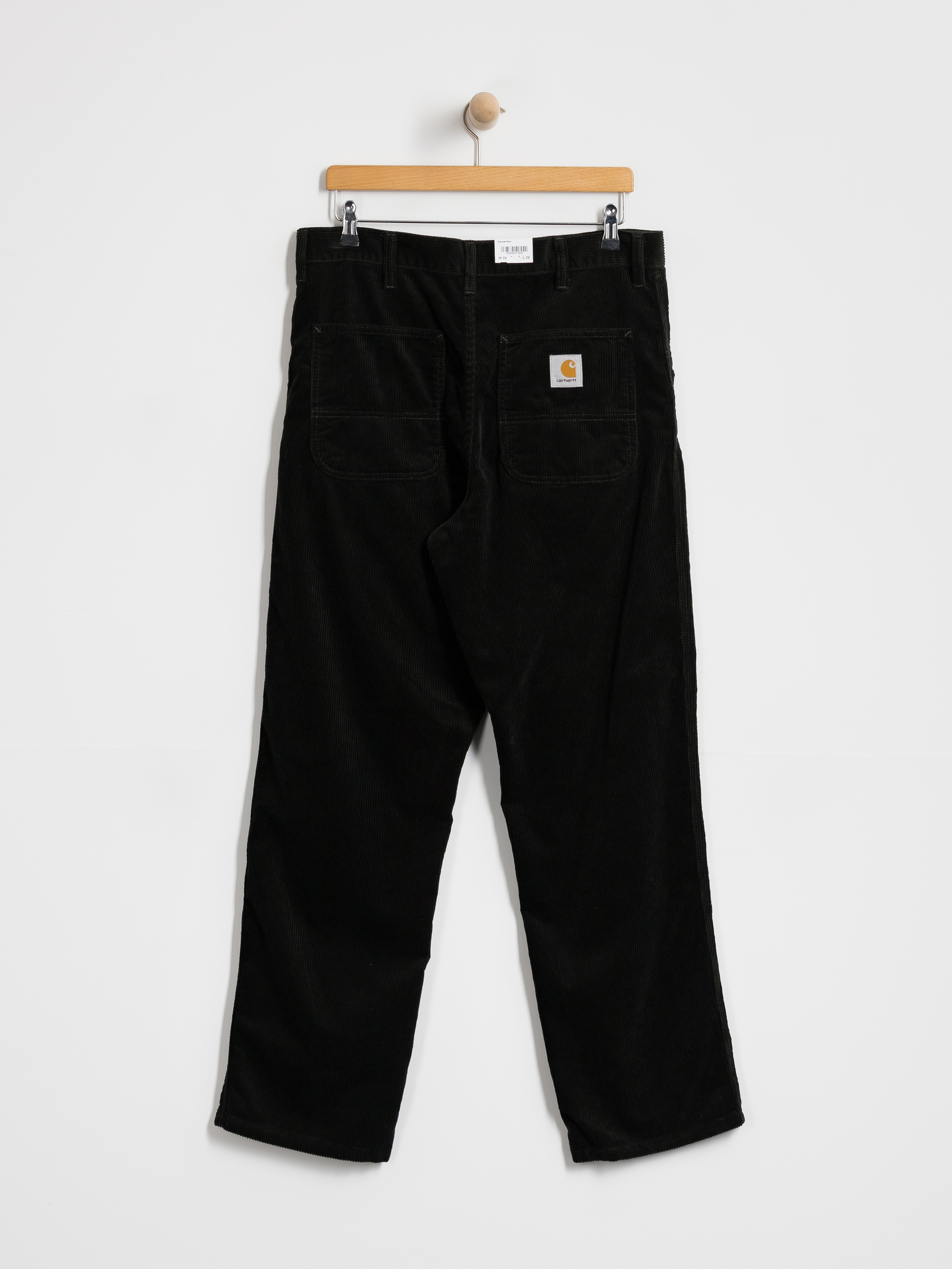 Pantaloni Carhartt WIP Simple (raven/rinsed)