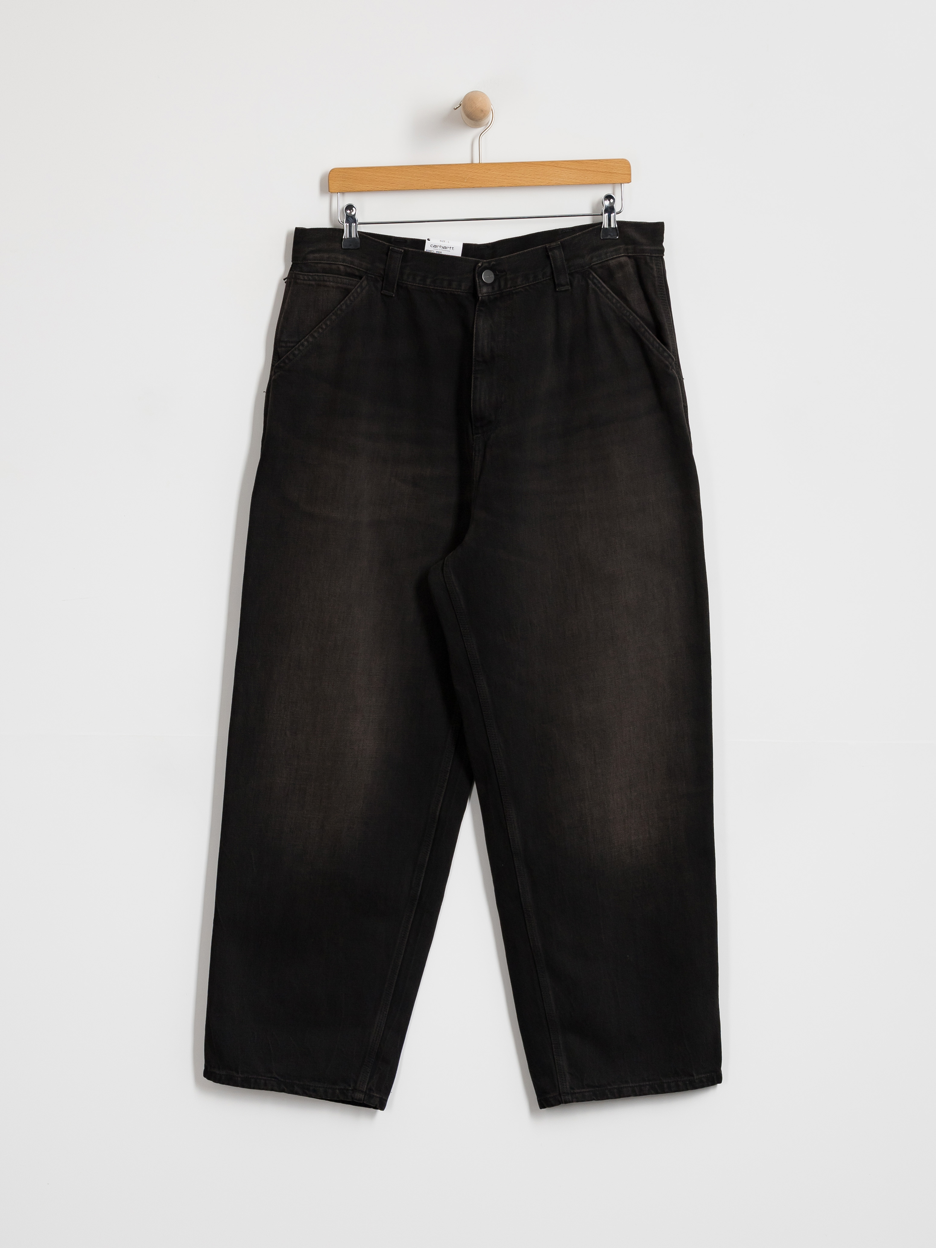 Pantaloni Carhartt WIP OG Single Knee (black/tobacco used wash)