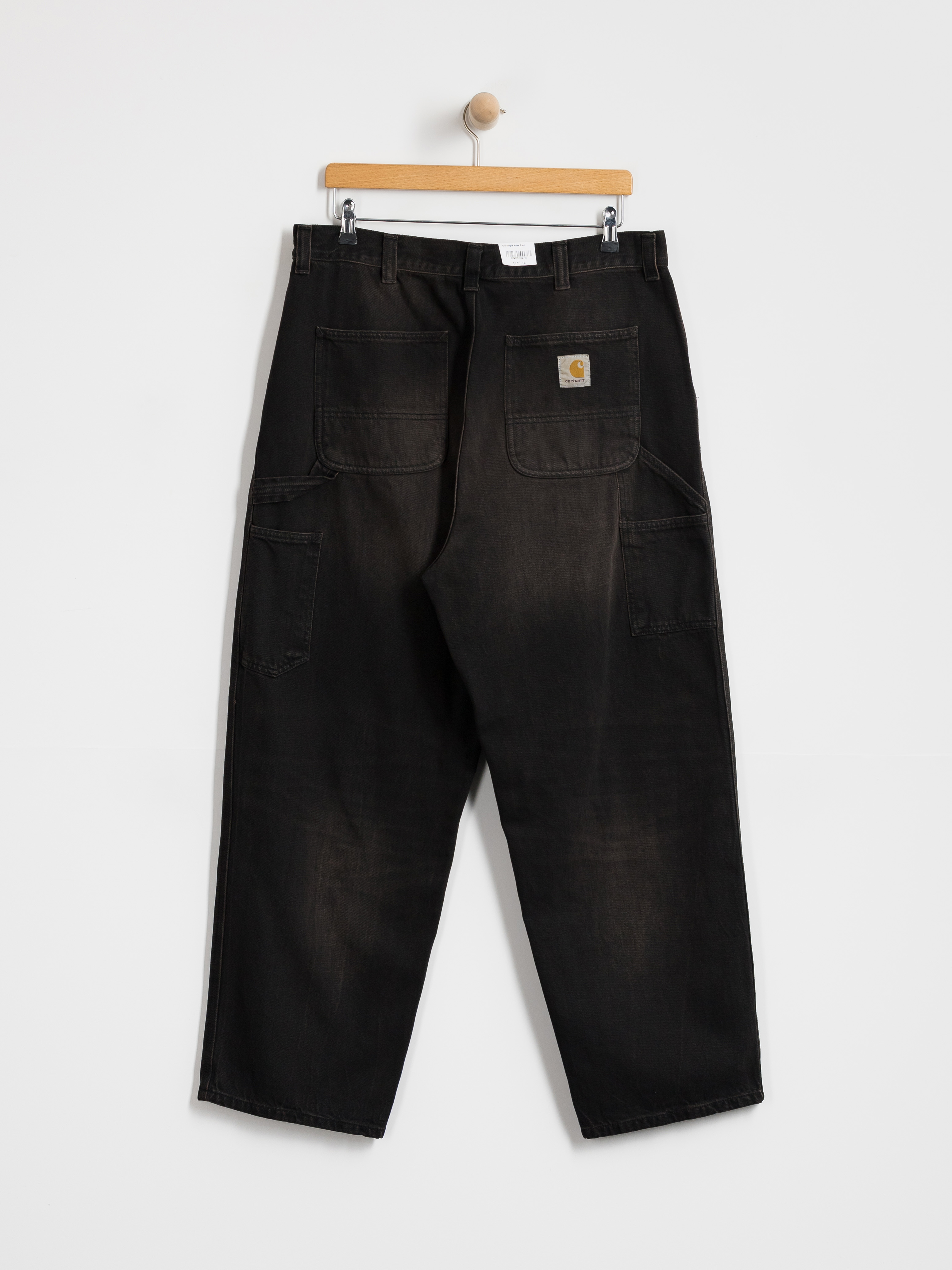 Pantaloni Carhartt WIP OG Single Knee (black/tobacco used wash)