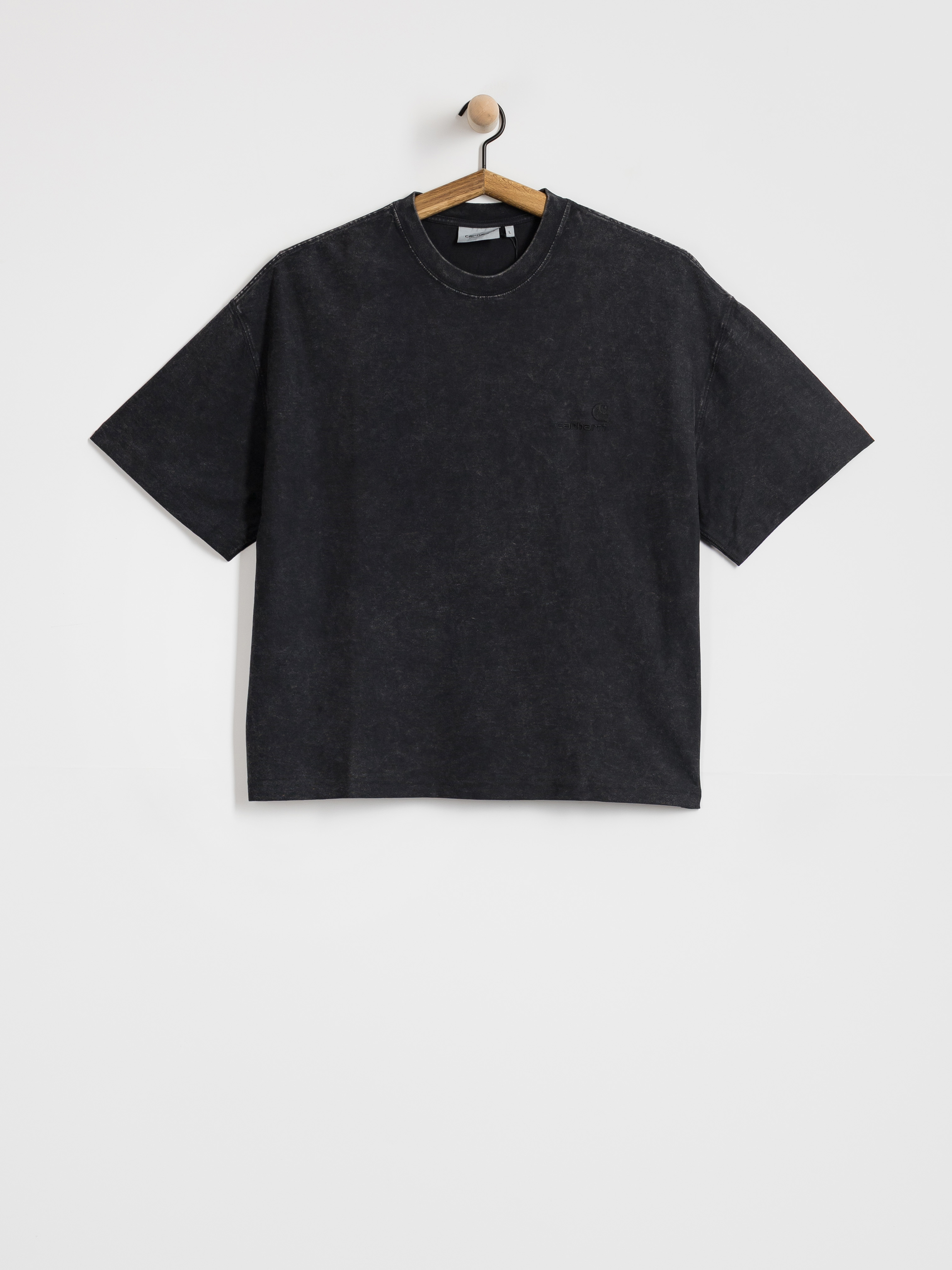 Tricou Carhartt WIP Lambert (black/moon wash)