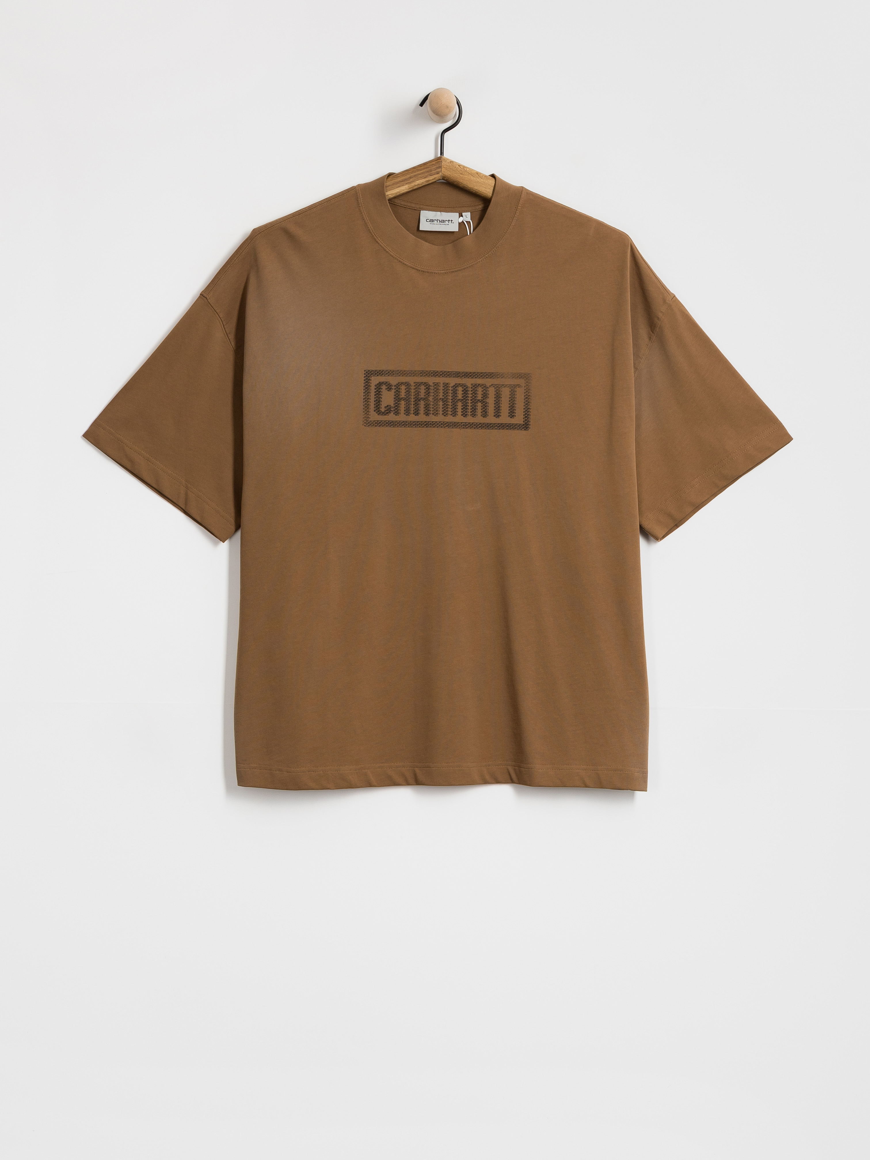 Tricou Carhartt WIP Bricky Man (wip h brown/stone dyed)