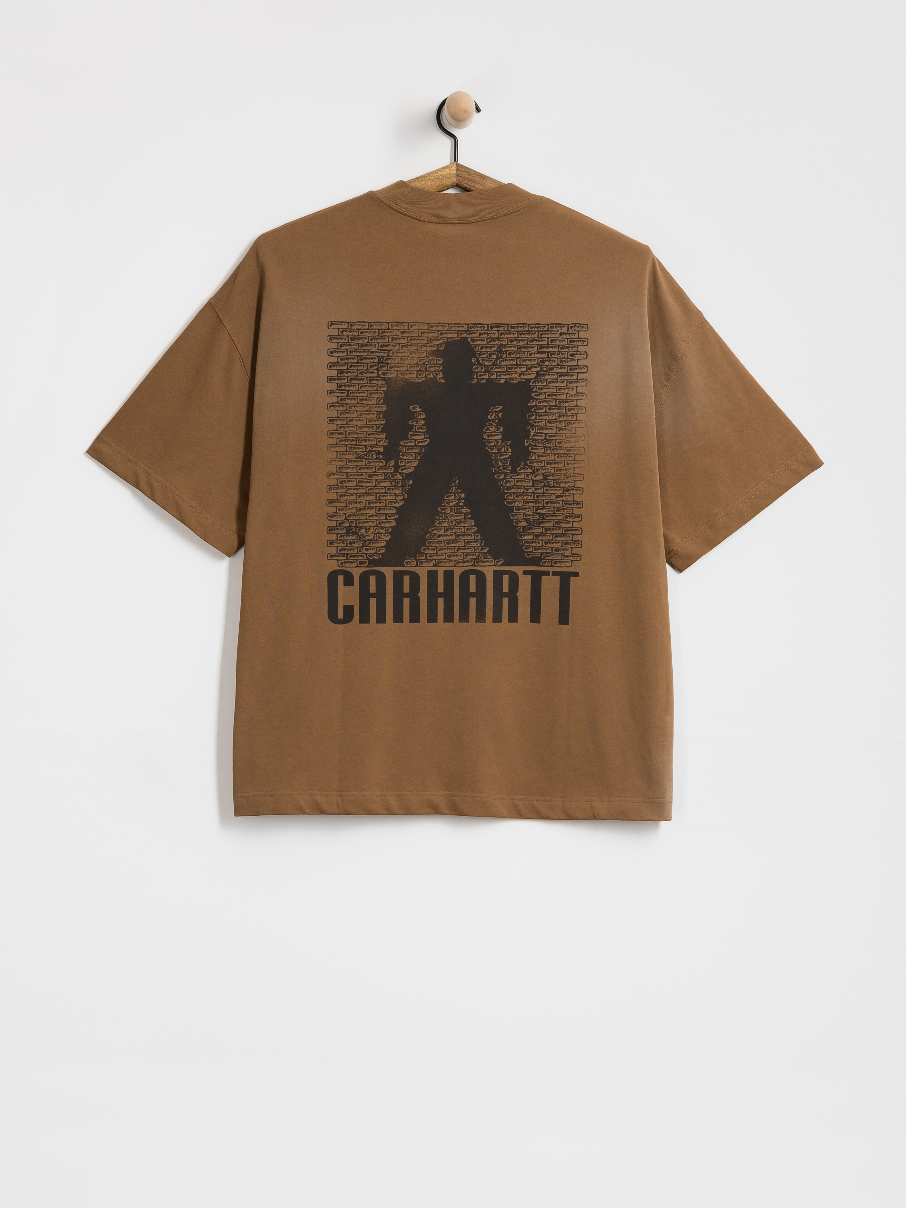 Tricou Carhartt WIP Bricky Man (wip h brown/stone dyed)
