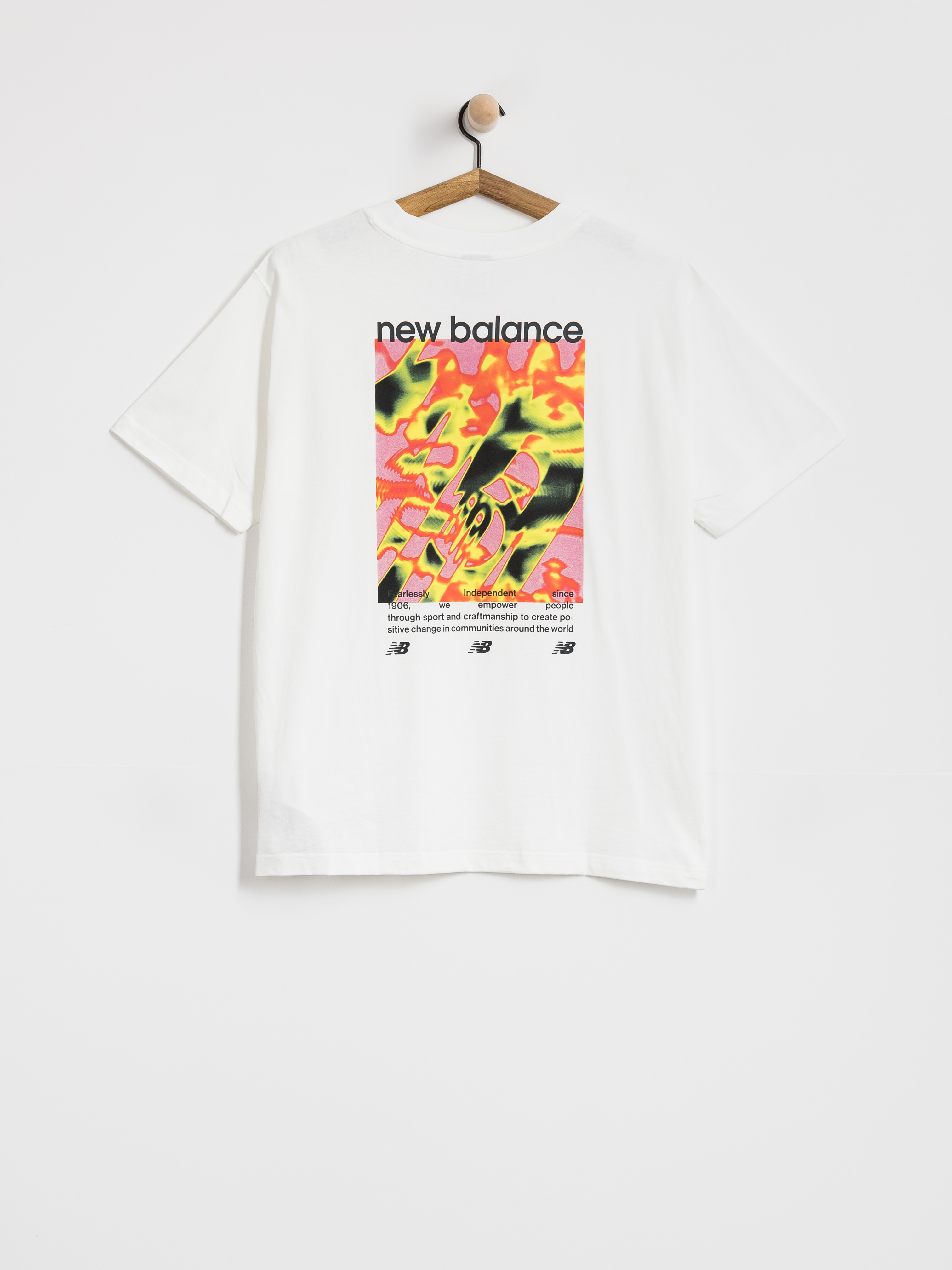 Tricou New Balance Heat Map Forward Thinker (white)