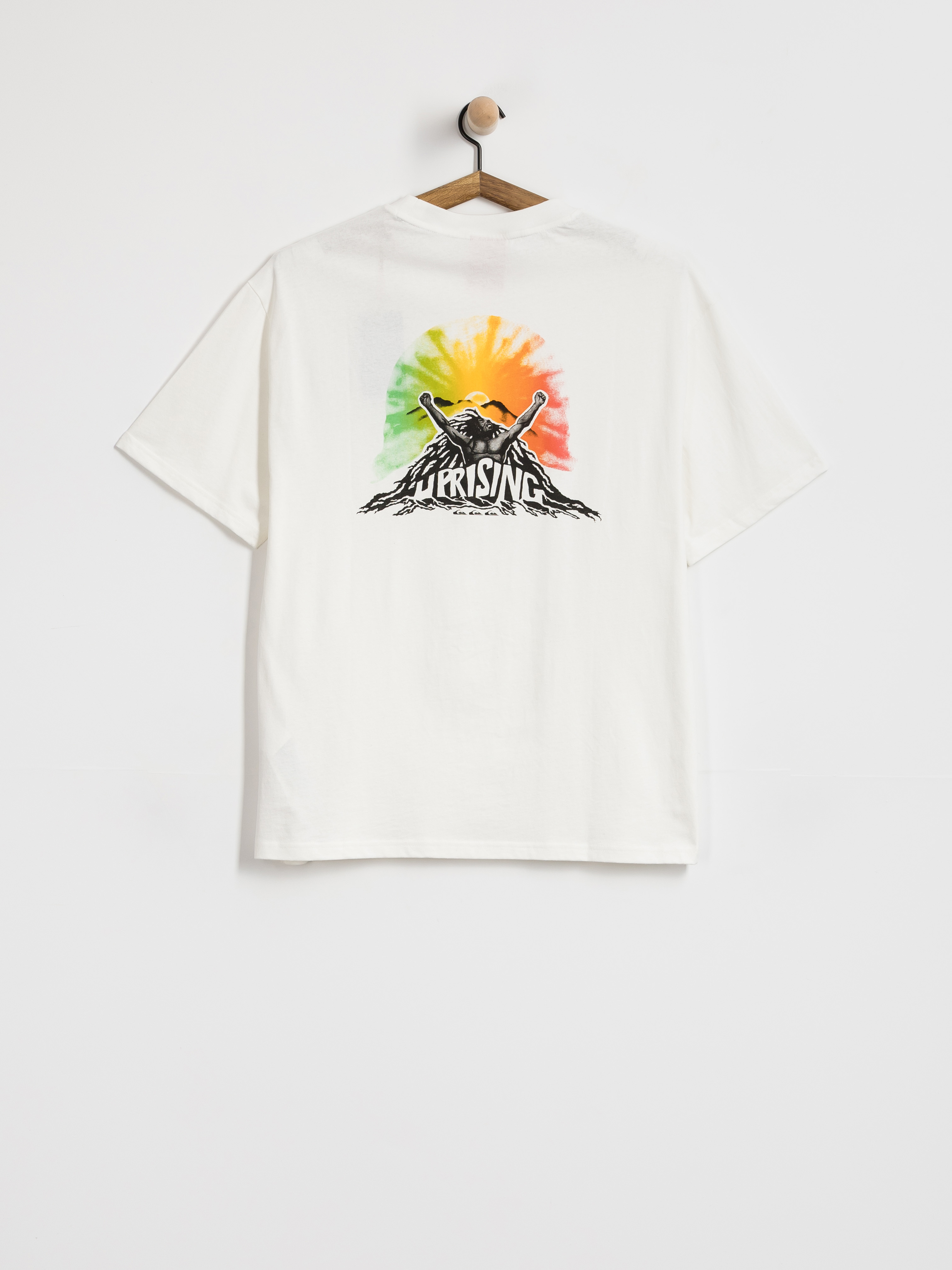 Tricou Quiksilver X Bob Uprising (snow white)