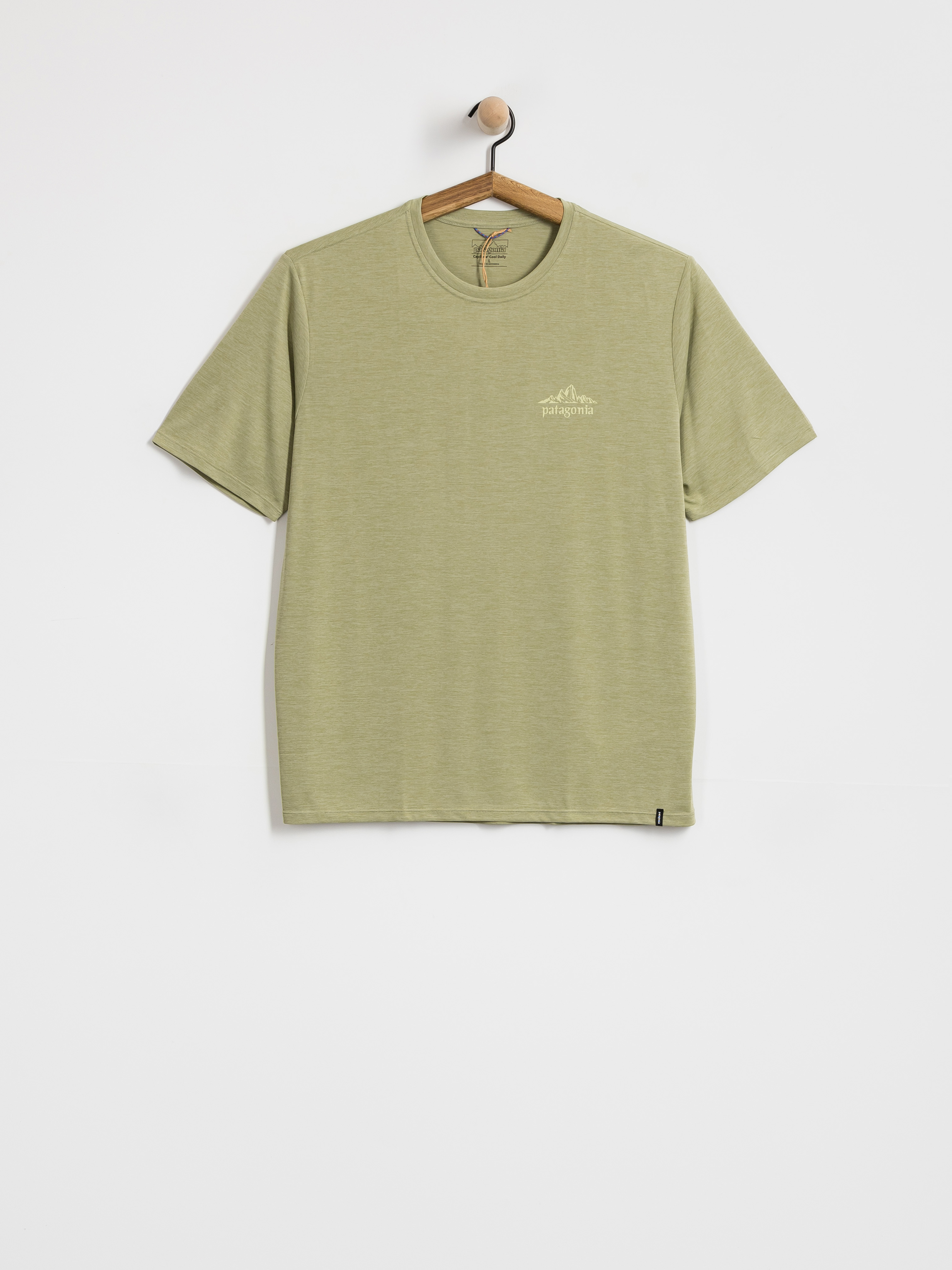 Tricou Patagonia Cap Cool Daily Cloud Crag (gumtree green light gumtree green x dye)